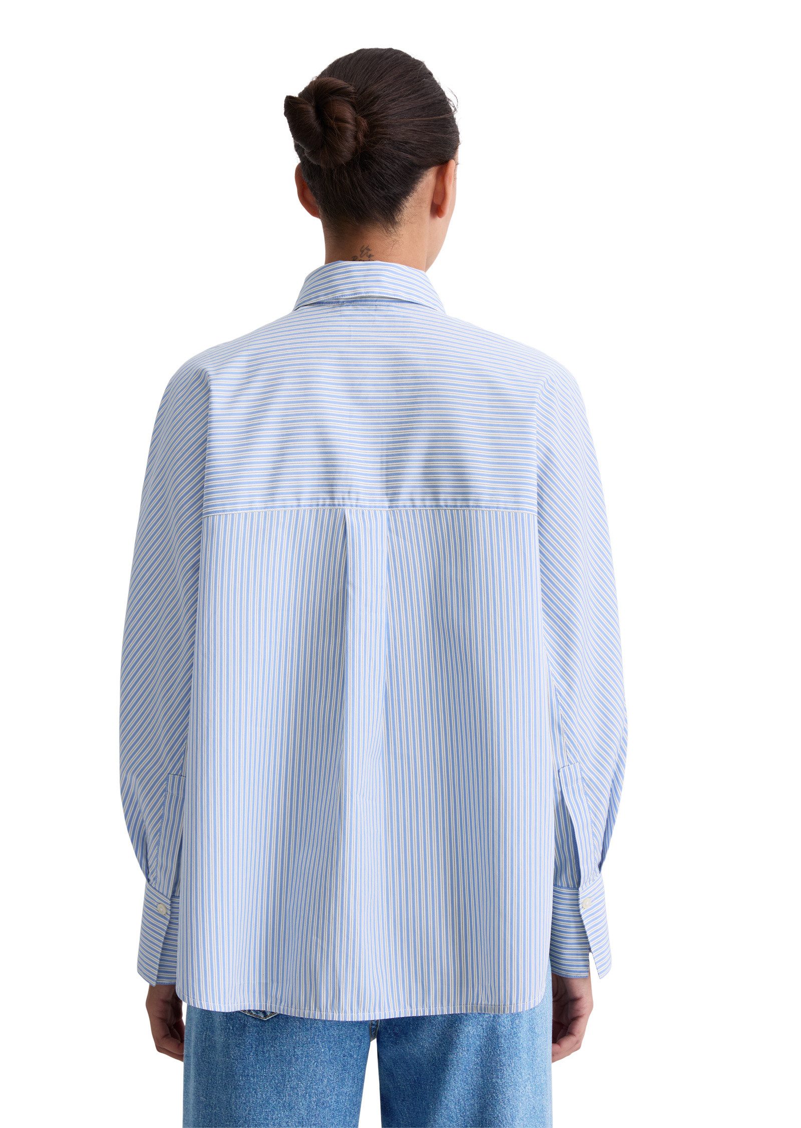 Marc O'Polo Langarmbluse aus Premium-Baumwoll-Popeline