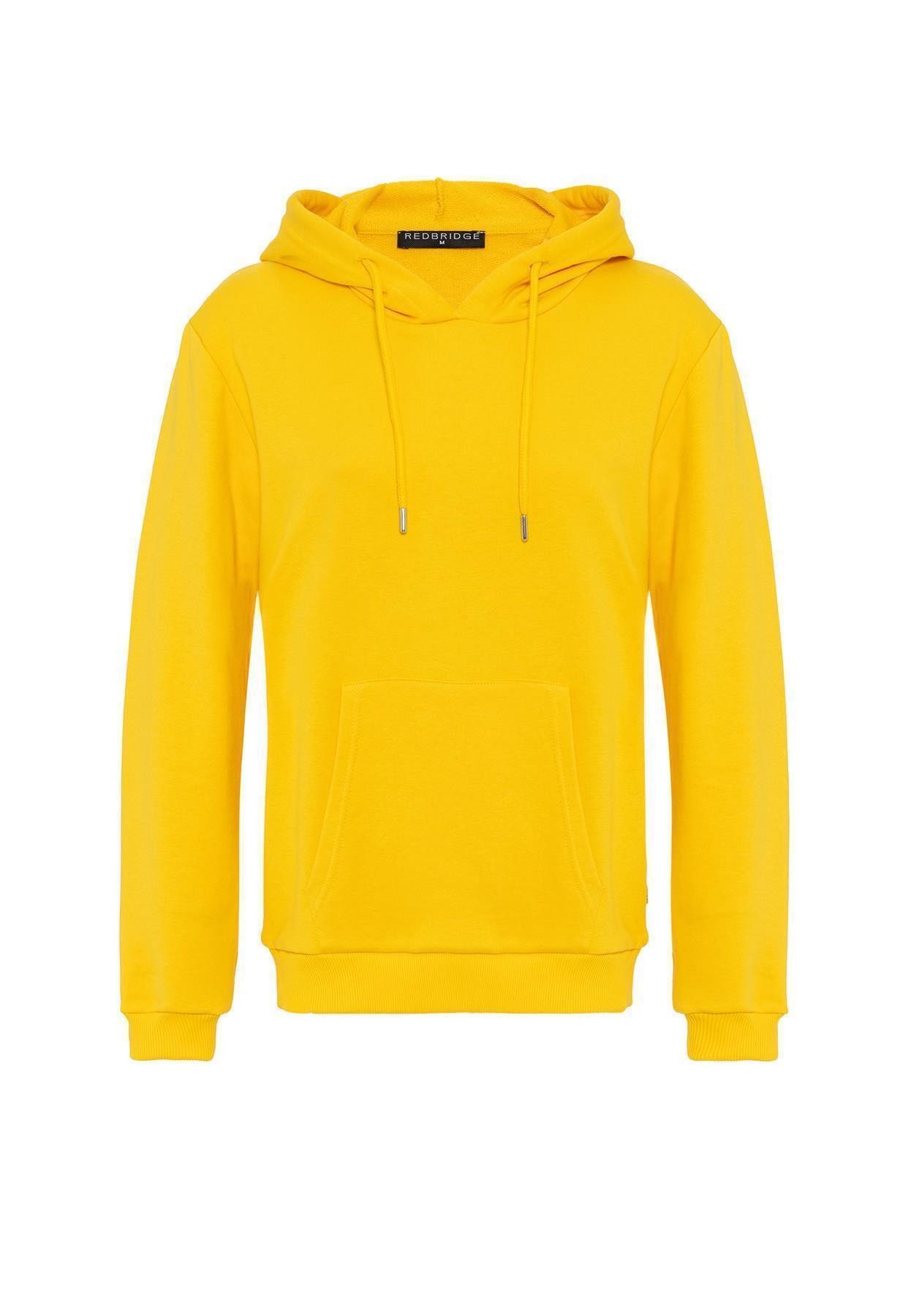 RedBridge Kapuzensweatshirt Premium Hoodie mit Kängurutasche Basic