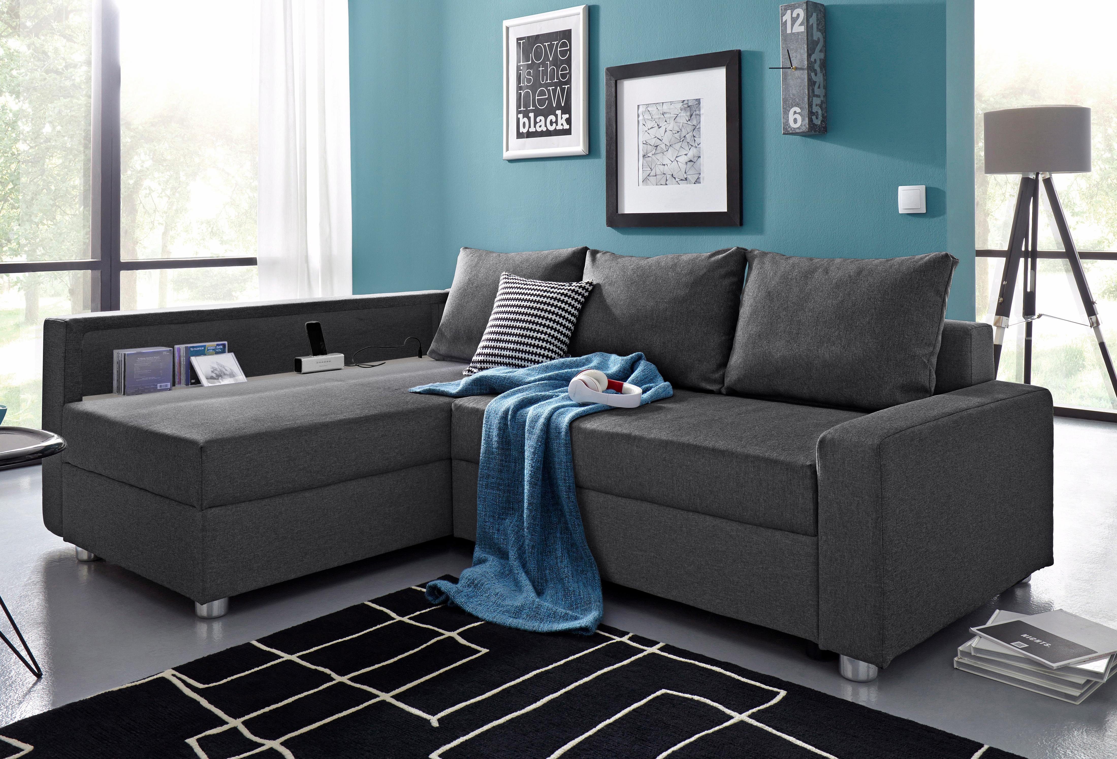 COLLECTION AB Ecksofa Relax L-Form, inklusive Bettfunktion, Federkern, wahl günstig online kaufen