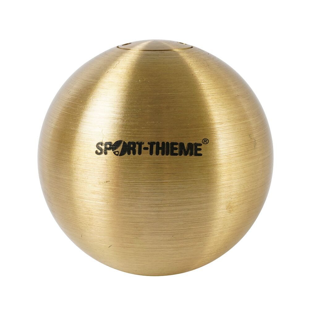 Sport-Thieme Stoßkugel Wettkampf-Stoßkugel Gold, Messinggehäuse mit Bleifüllung für Langlebigkeit