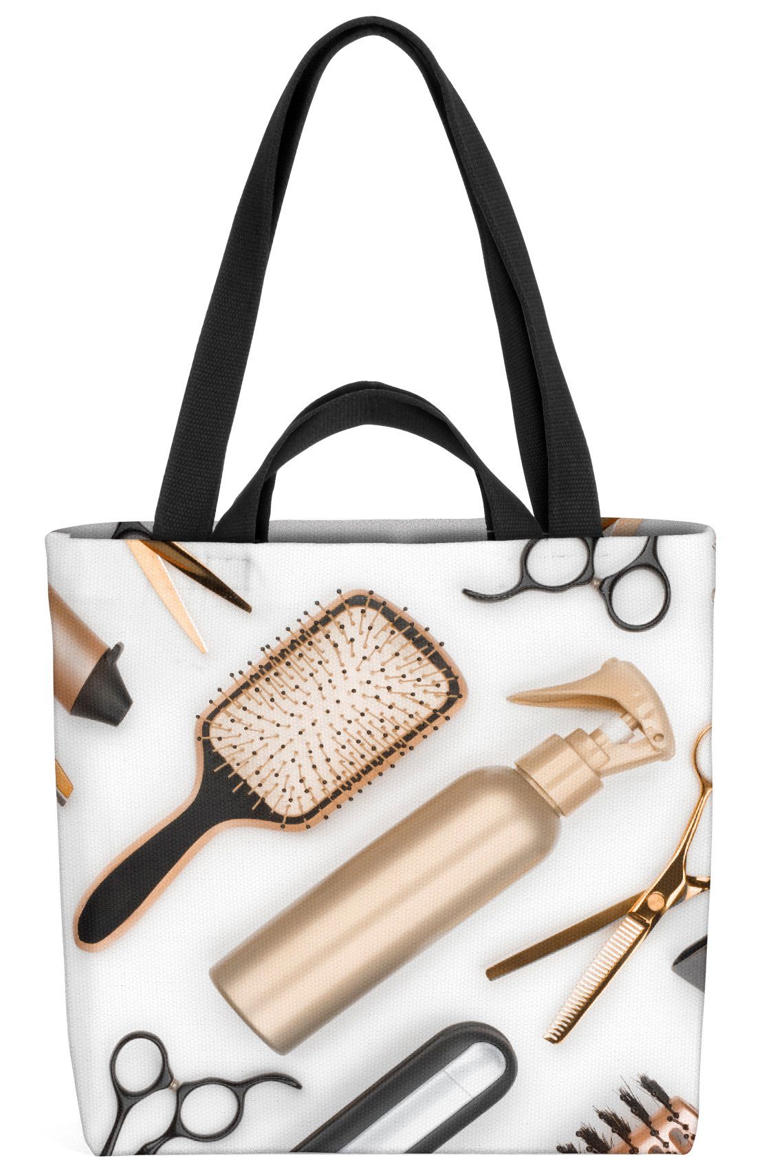 VOID Henkeltasche (1-tlg), Friseur Bürste Schere Deko Haare Friseur Salon S günstig online kaufen