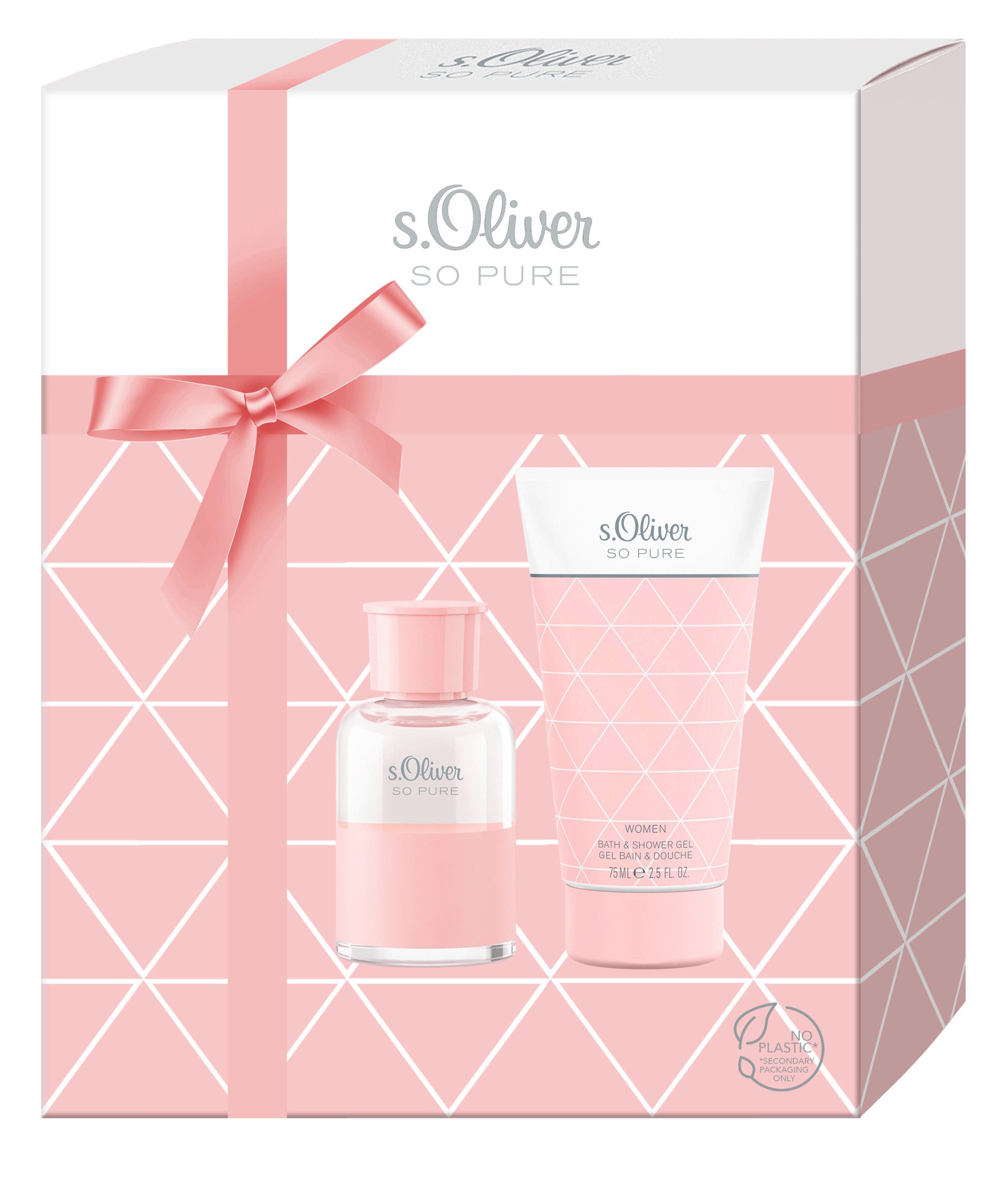 s.Oliver Duft-Set s.Oliver So Pure women Duo Set (EdT 30 ml/ DG 75 ml), 2-tlg.