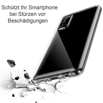 Numerva Handyhülle Anti Scratch Handyhülle für Samsung Galaxy S21 Ultra, 360 Grad Schutz Hülle Display Kamera Schutz Cover Case