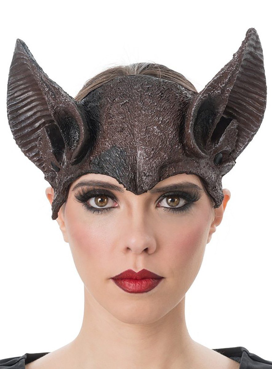 CHAKS Kostüm Fledermausohren Haarreif, Große Vampirohren zum einfachen Aufsetzen