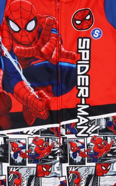 Sarcia.eu Pyjama Spiderman Einteiler Schlafanzug, Fleece, blau-rot 2-3 Jahre
