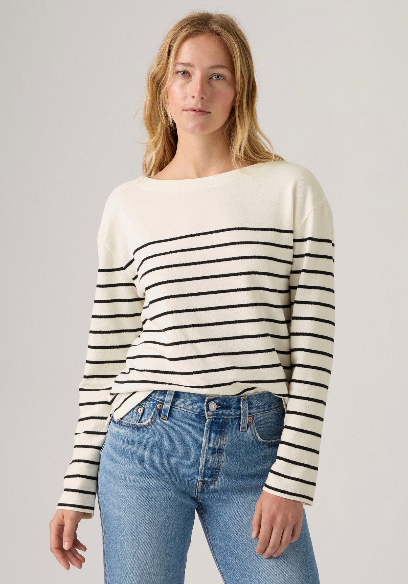 Levi's® Langarmshirt MARIN STRIPE TOP Saum günstig online kaufen