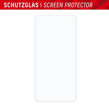Displex Real Glass + Case für Samsung Galaxy S24, Displayschutzglas, Displayschutzfolie Displayschutz Rundumschutz 360 Grad splitterfest