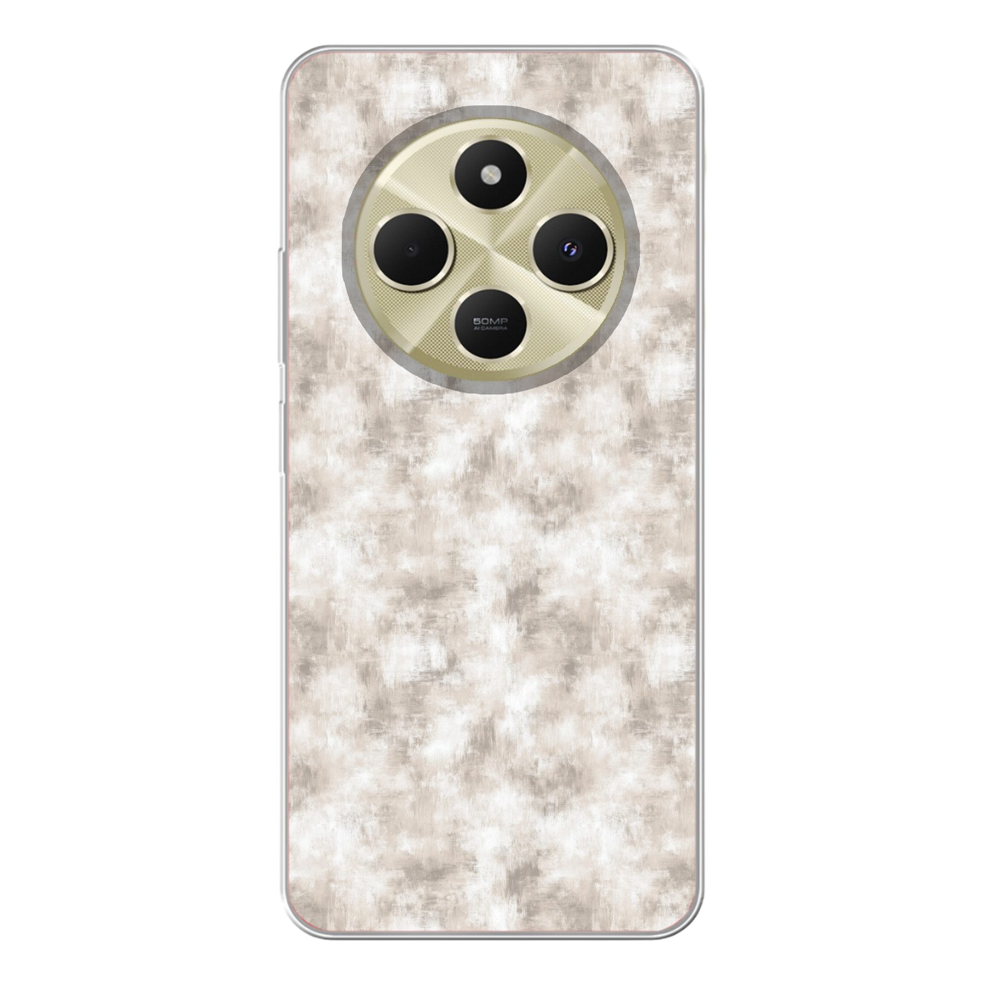MuchoWow Handyhülle für Xiaomi Redmi 14C Organisch - Gemustert - Melange, Handy Case, Silikon, Bumper Case Dünn