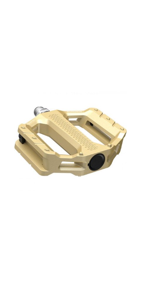 Shimano Fahrradpedale Shimano Fahrradpedal PD-EF202 gold ohne Reflektoren