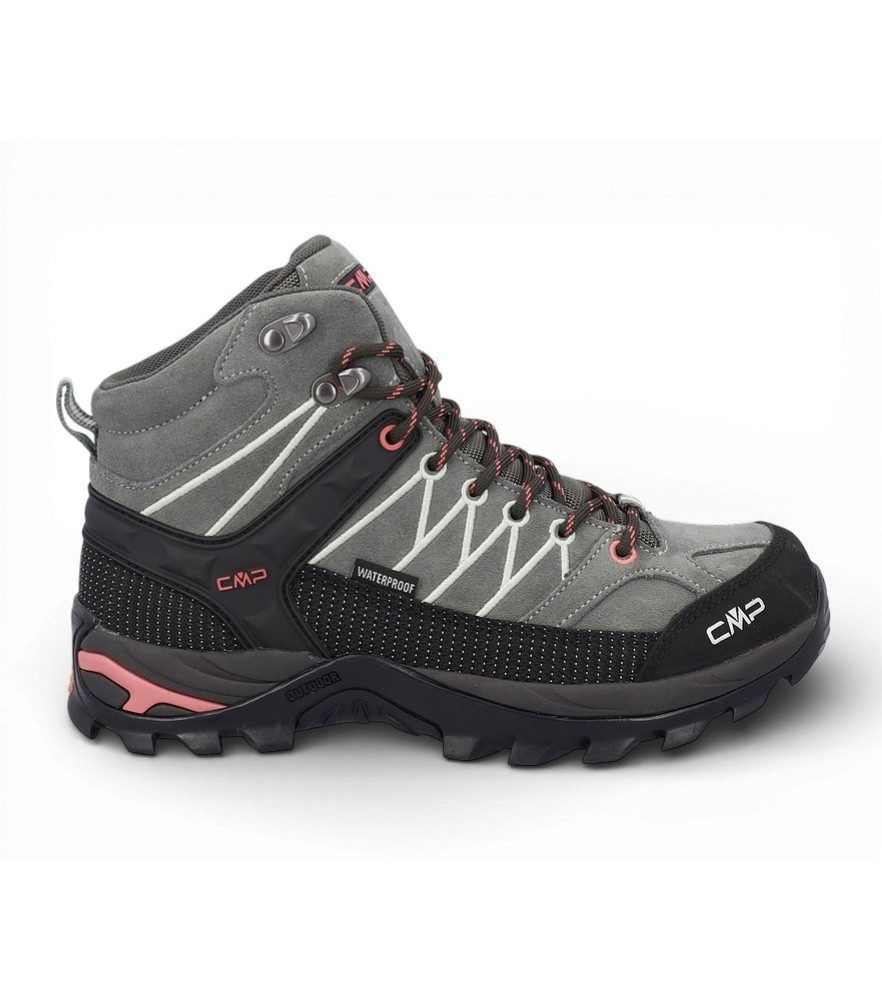 CMP Rigel Mid WP (Trekking, wasserdicht) avocado/coral Damen Wanderschuh