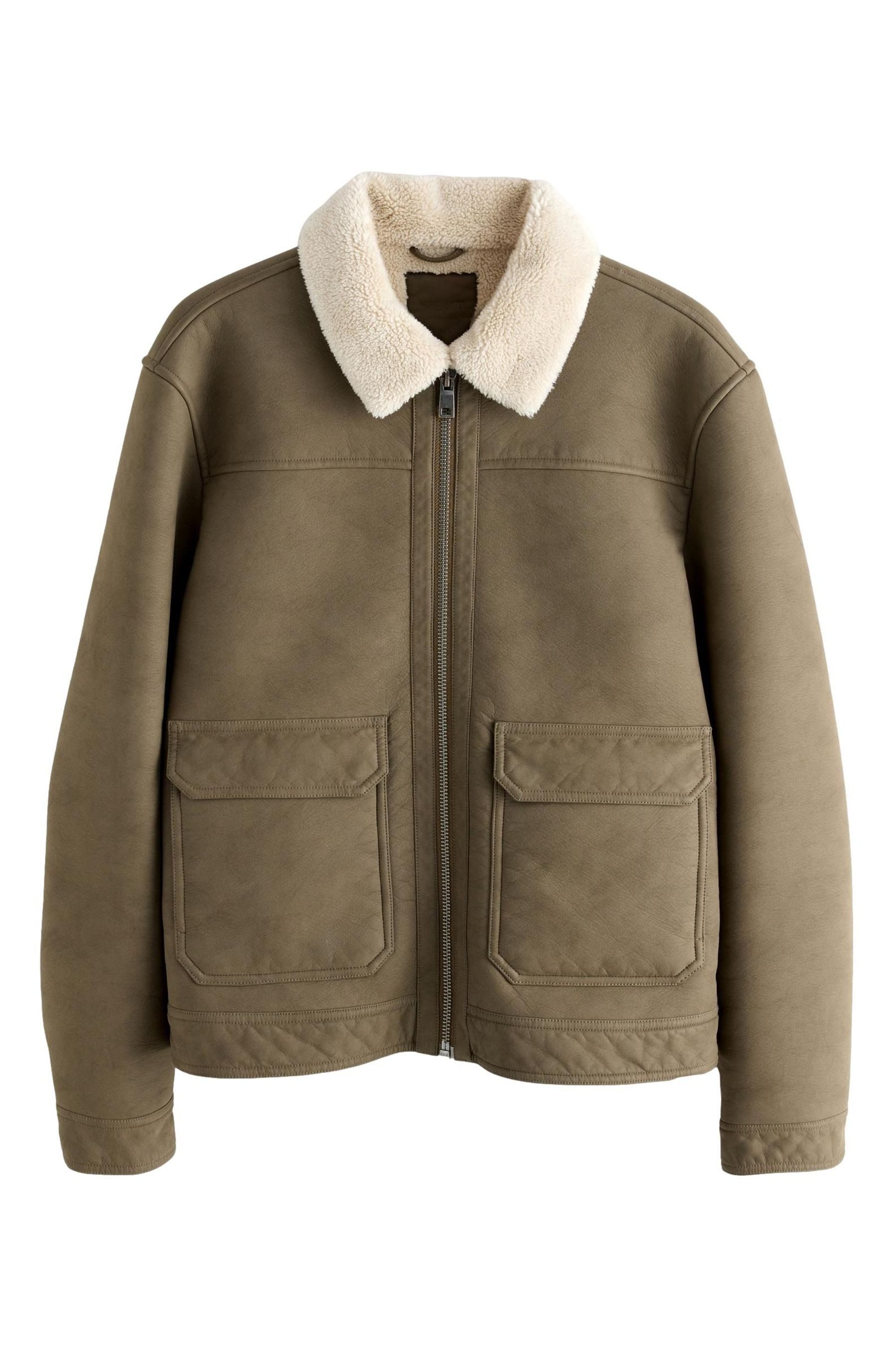 Next Lederjacke Kunstleder-Jacke mit Kragen und günstig online kaufen