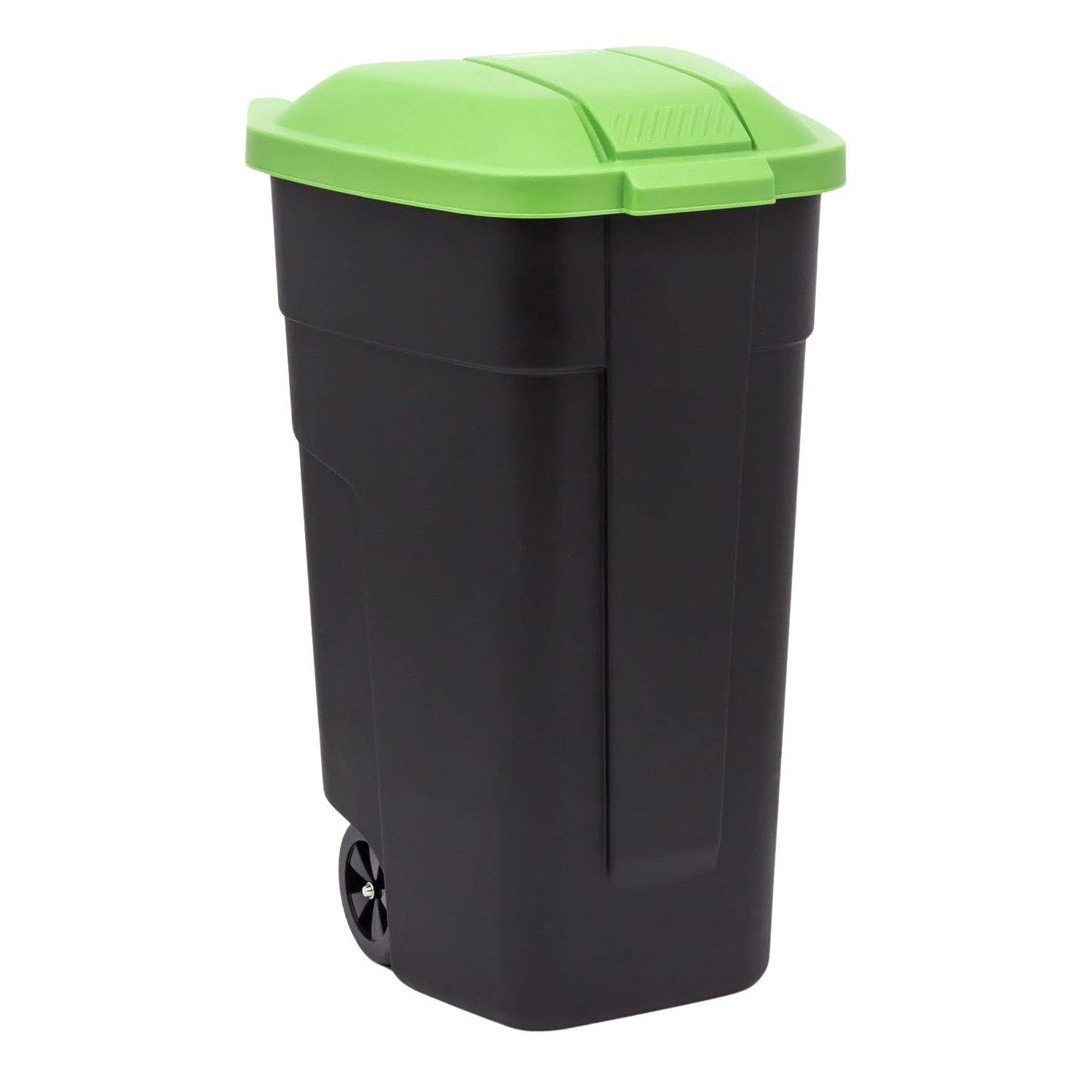 Curver Mülleimer, 110L Abfallbehälter auf Rädern