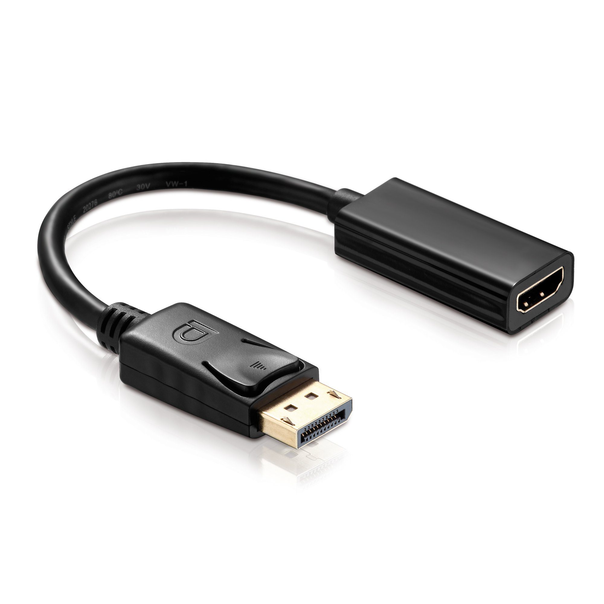 HDGear HDGear DisplayPort/HDMI Adapter 1080p 0,10m Video-Adapter
