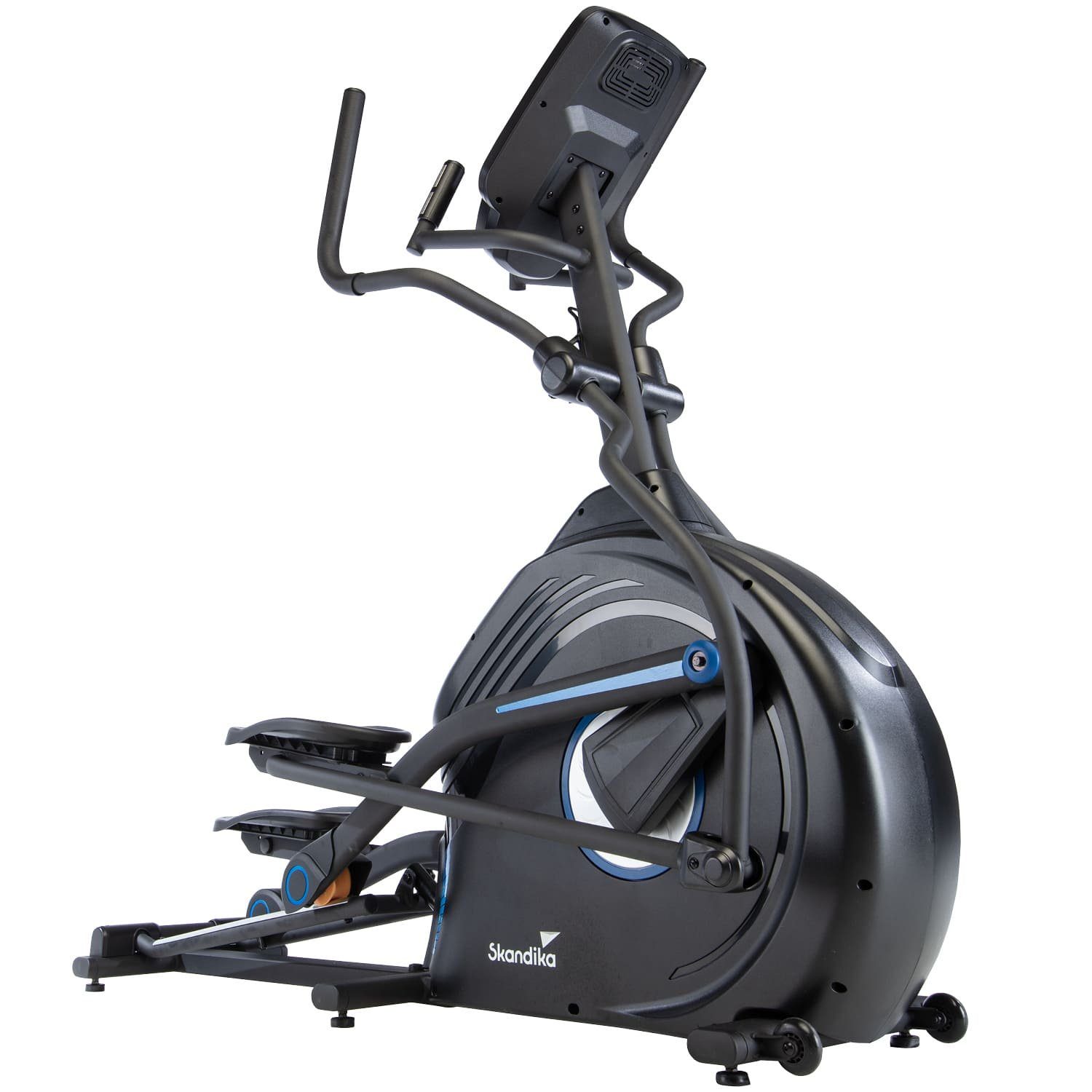 Skandika Crosstrainer CardioCross Carbon Conqueror, Premium Ellipsentrainer, 25kg Schwungmasse