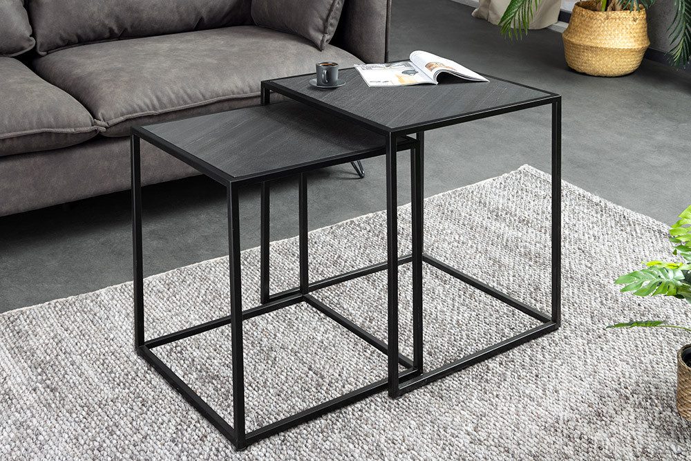 riess-ambiente Beistelltisch MOUNTAIN SOUL 60cm schwarz · Wohnzimmertische günstig online kaufen