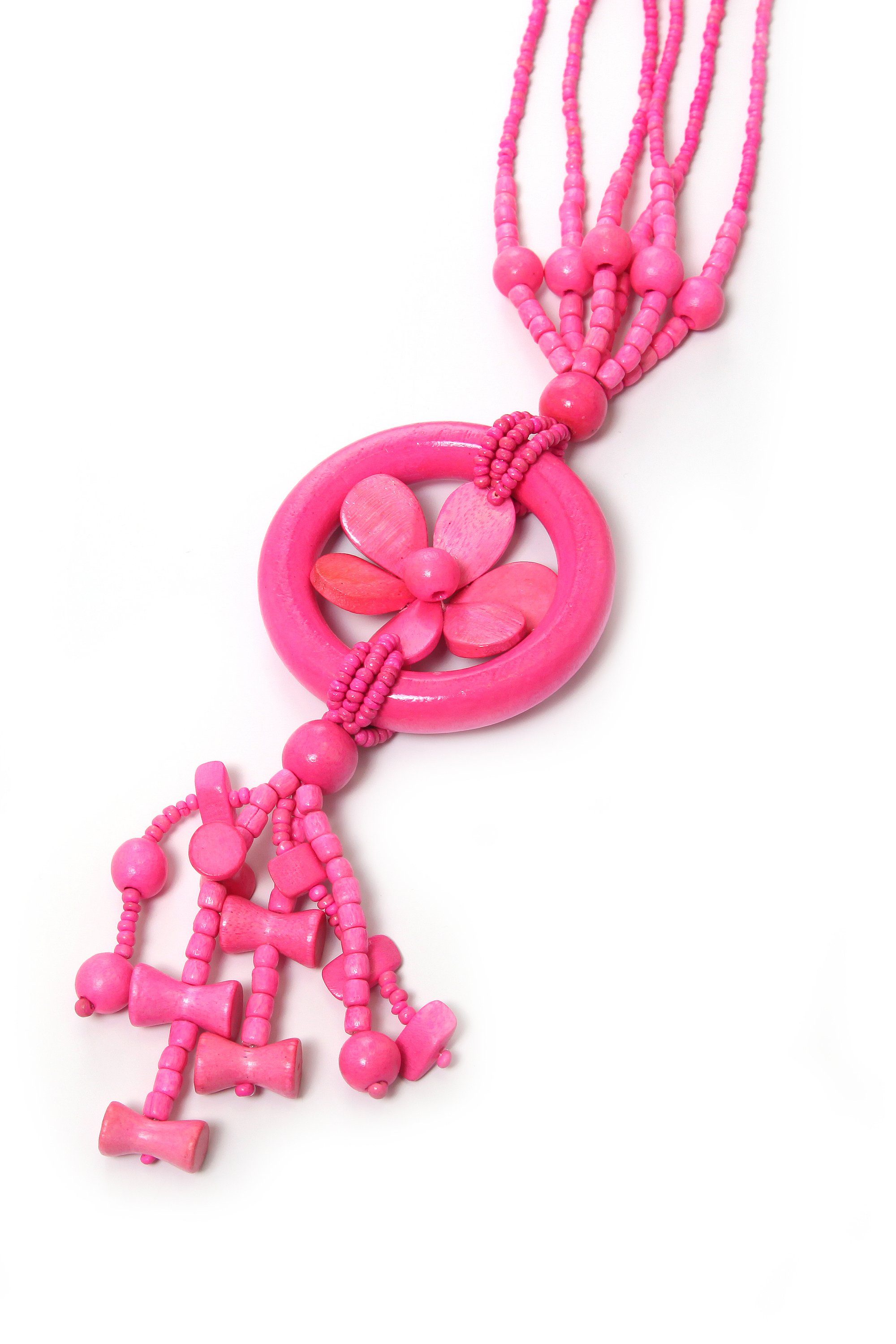 COLLEZIONE ALESSANDRO Lange Kette Florence, mit opulenten Behang – Bild 3 von 3