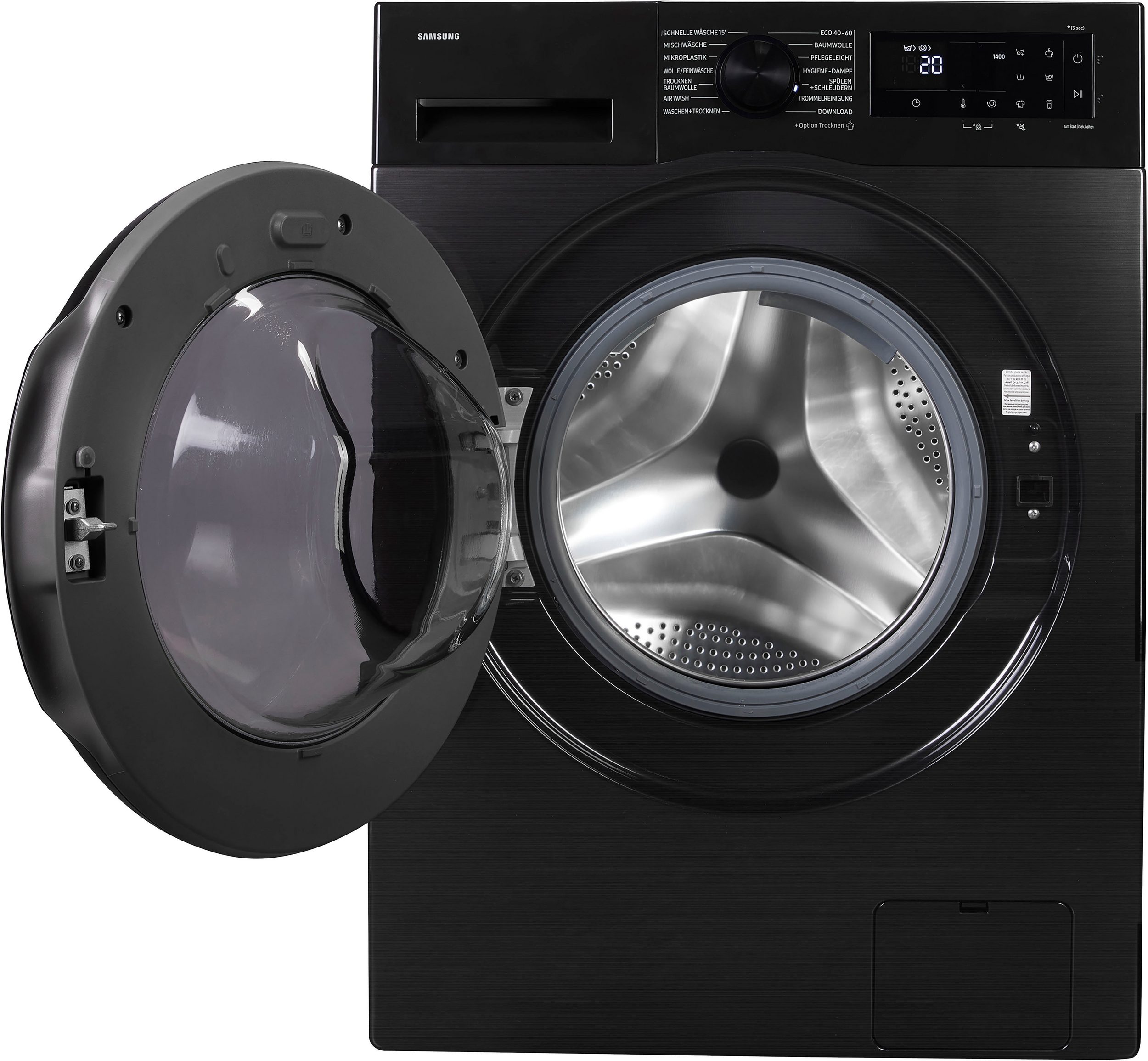 SAMSUNG Waschtrockner WD5000D WD9EDG5B15BBEG - tolles Volumen