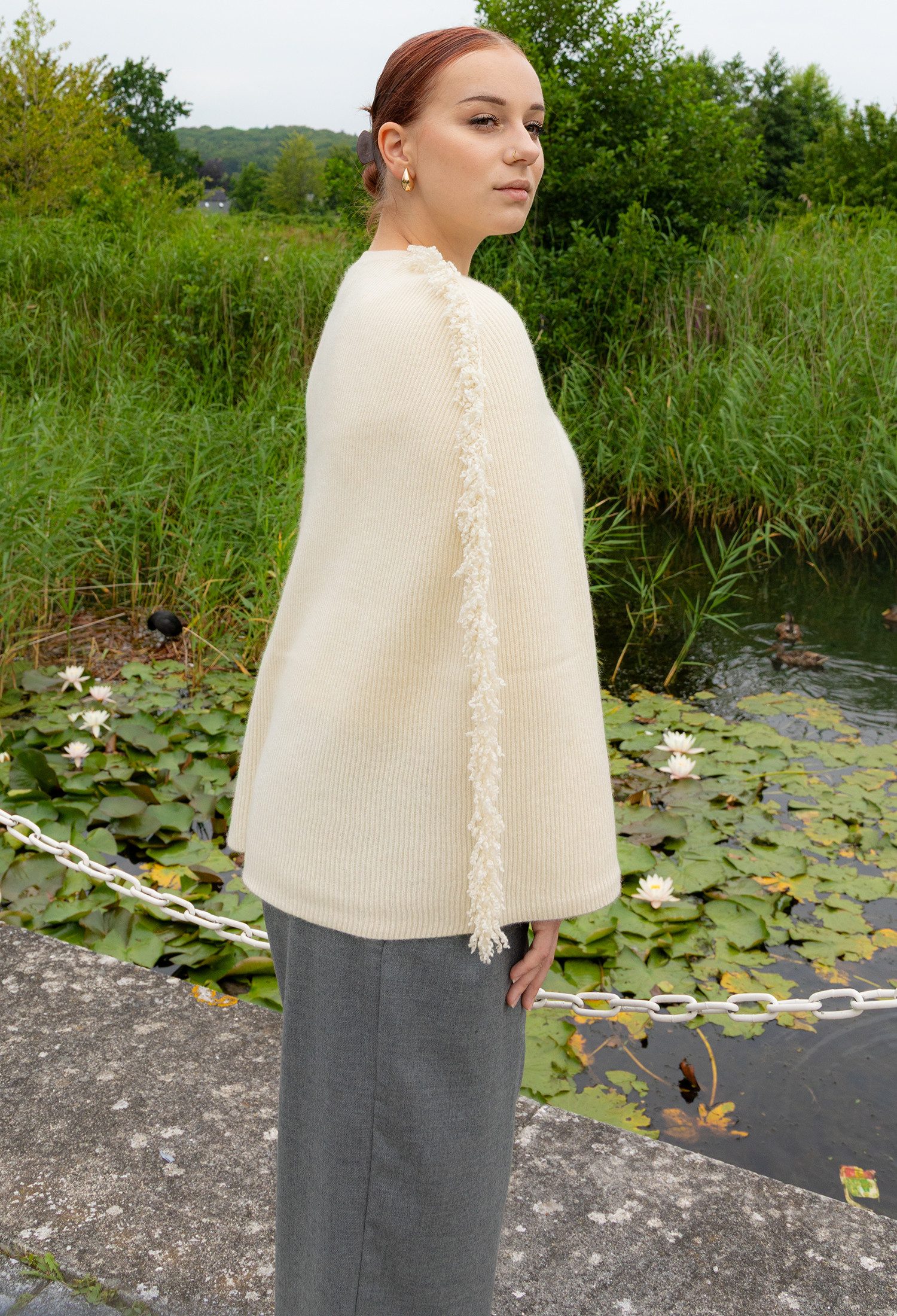 Ariun Strickponcho Gobi Kaschmirponcho