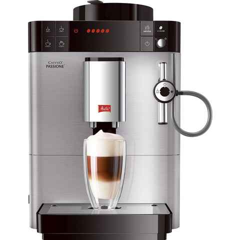 Melitta Kaffeevollautomat Passione® F54/0-100, Edelstahl, Moderne Edelstahl-Front, tassengenau frisch gemahlene Bohnen