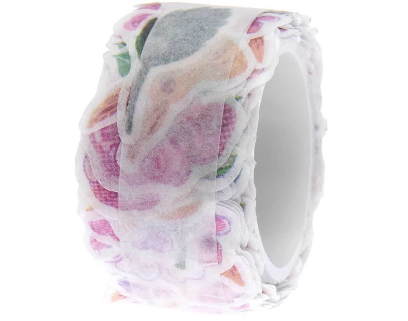 Rico Design Papierserviette Paper Poetry Washi Sticker Schmetterlinge/Herzen 200 Stück