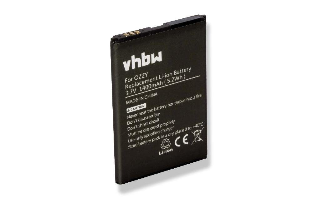 vhbw kompatibel mit Wiko Ozzy Double Sim, Ozzy Smartphone-Akku Li-Ion 2000 mAh (3,7 V)