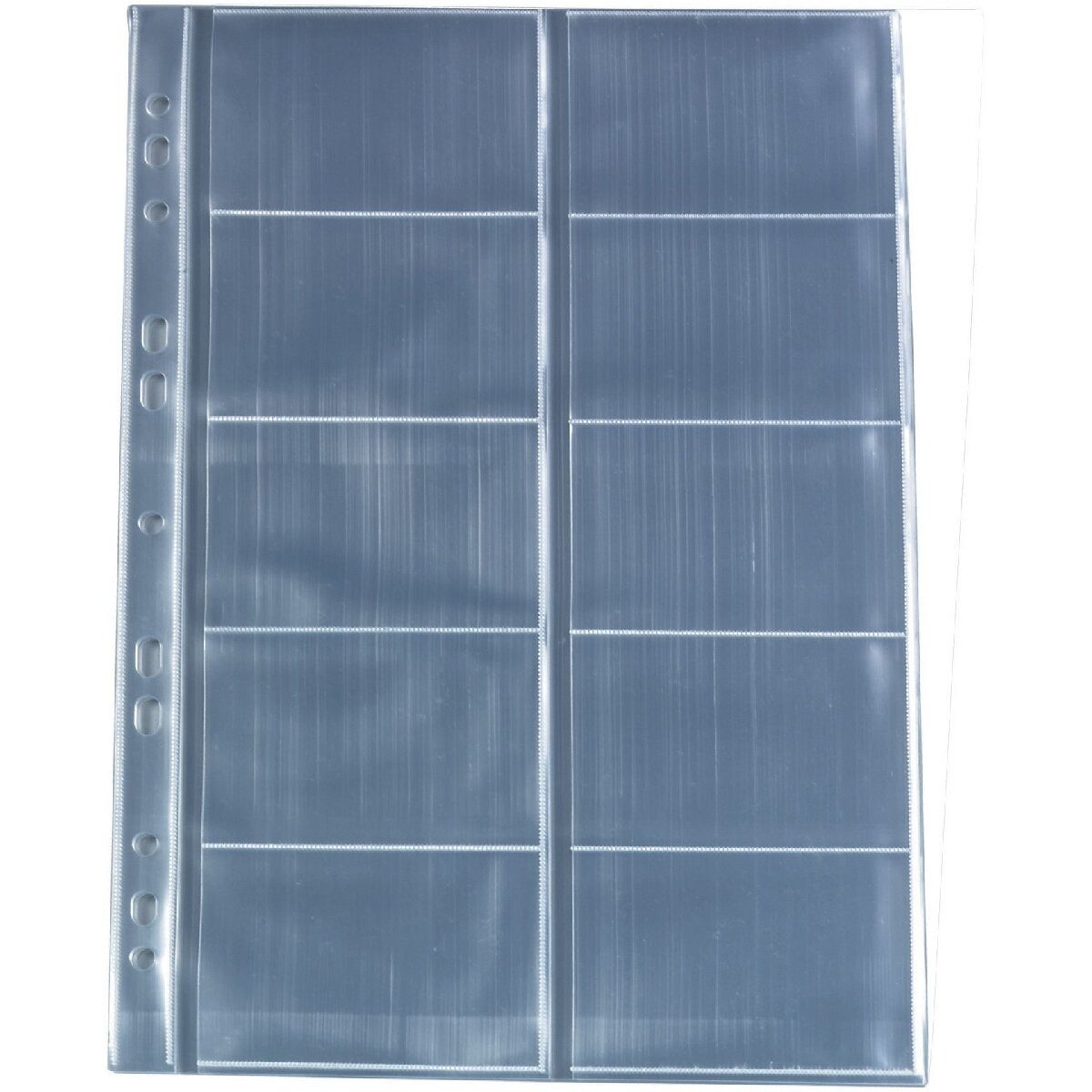 Herlitz Visitenkartenhülle Visitenkartenhüllen A4 VE=10 Hüllen transparent