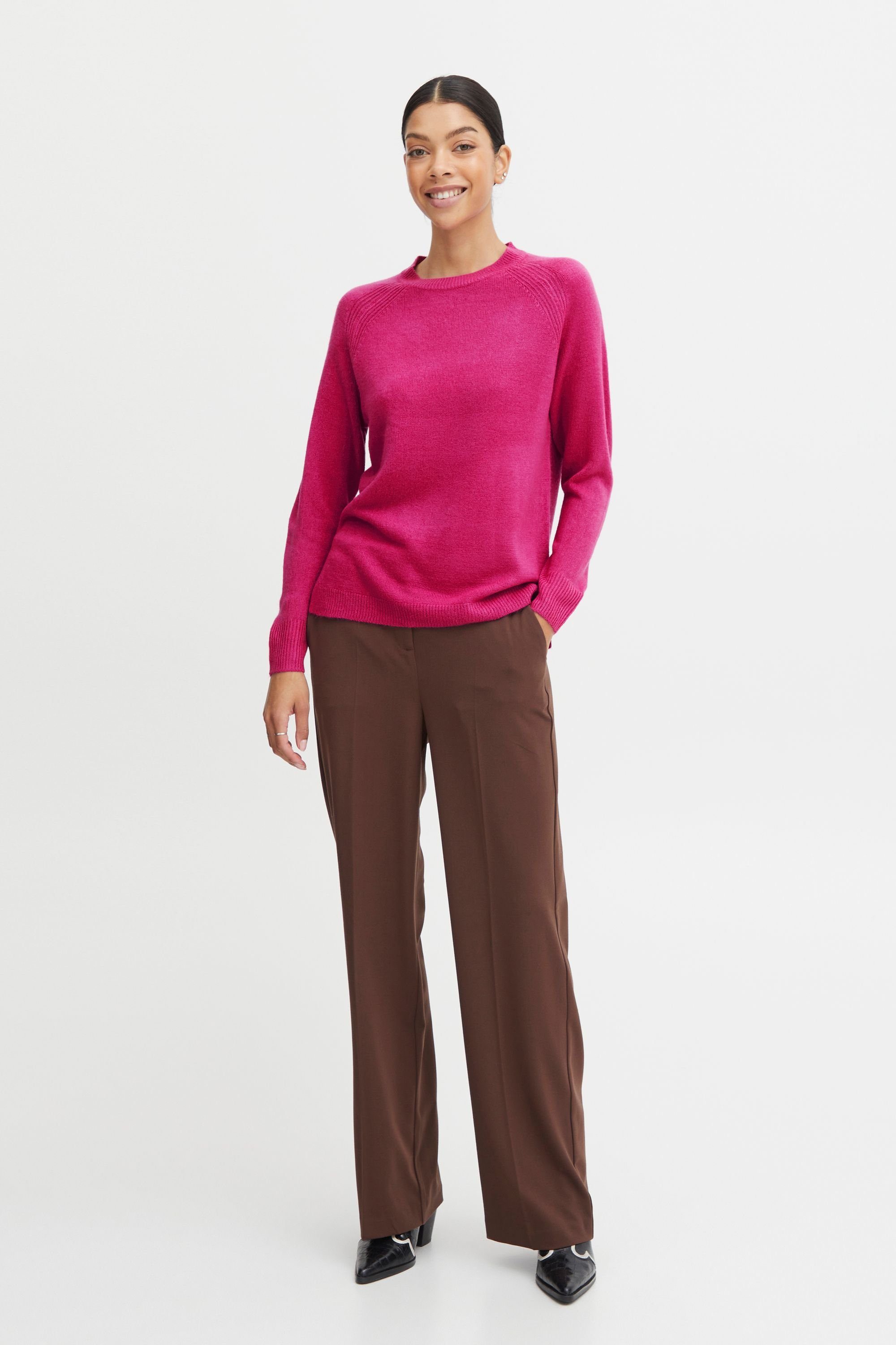b.young Strickpullover BYMALEA SLIT JUMPER Berry (182336) - 20811905 3 Very