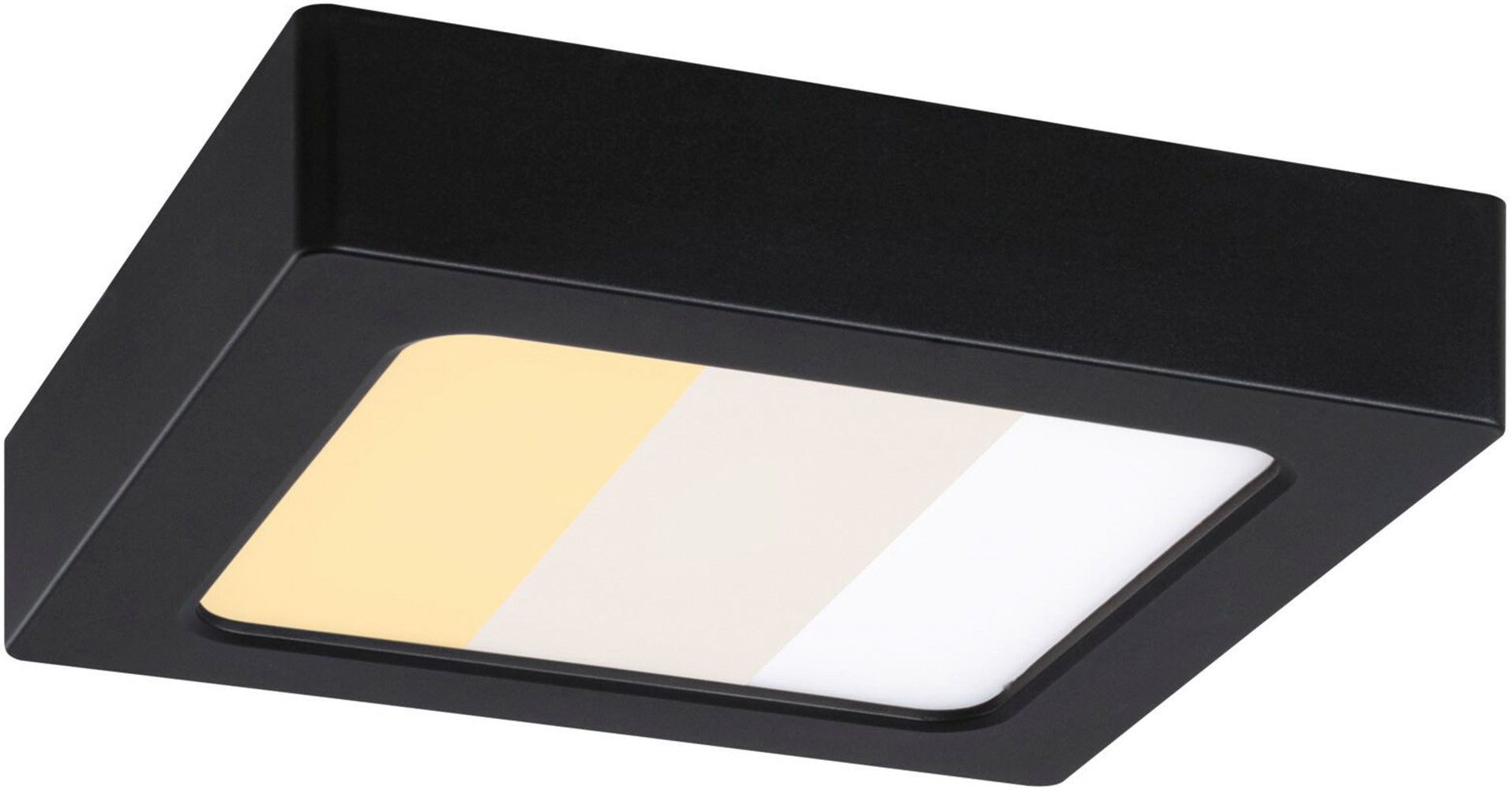 Paulmann LED Panel Abia 2 WhiteSelect Sensor, Farbsteuerung, Farbwechsel, LED fest integriert, Farbwechsler, Dämmerungsgesteuerter Bewegungsmelder (HF)