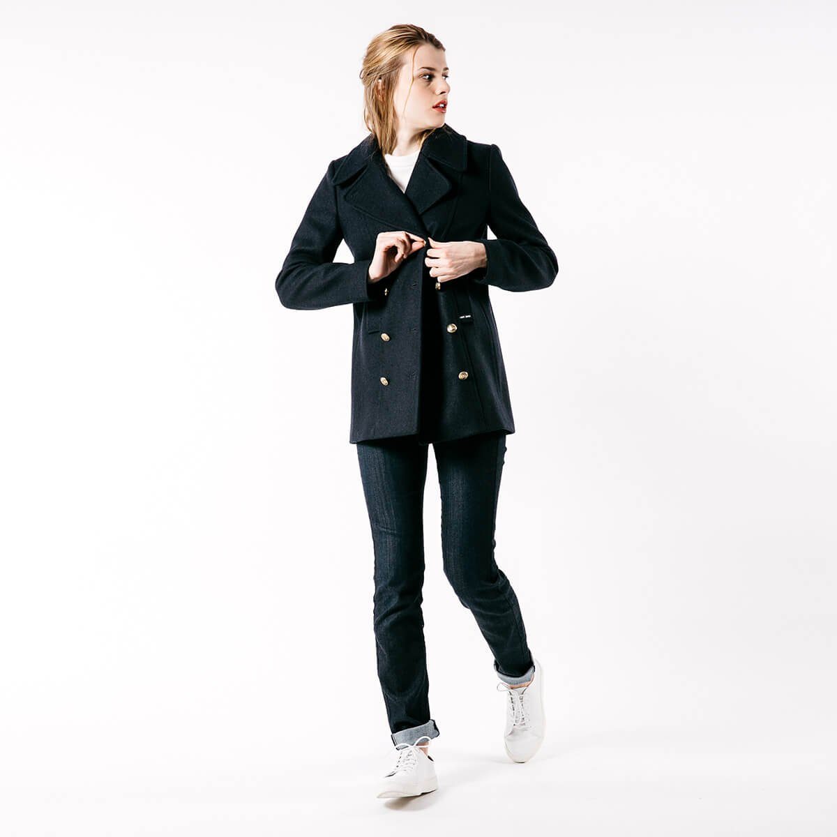 Saint James Cabanjacke 0474 Damen Jacke Marine Voilure II aus Schurwolle günstig online kaufen