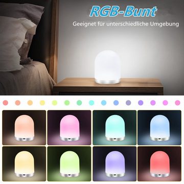 AMBOTHER Nachtlicht AL-NL-002, LED fest integriert, Farbwechsler, kleines RGB-Nachtlicht Smart Home kreatives Licht Notfall-Nachtatmungslicht mit Fernbedienung, für Wohnzimmer, Schlafzimmer, Kinderzimmer