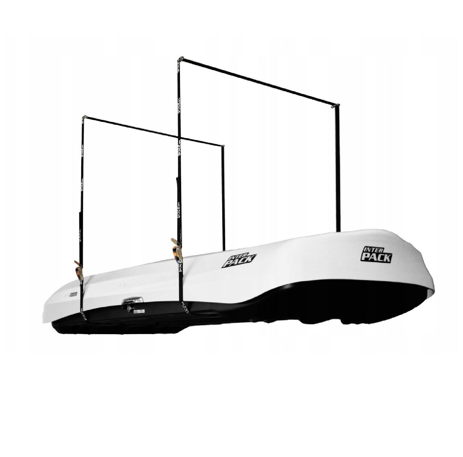 QLS Dachbox-Halterung Deckenhalterung mit Lift bis 50 kg, (Deckenlift Carportlift für Dachbox, Kajak, Surfbrett, Fahrrad)