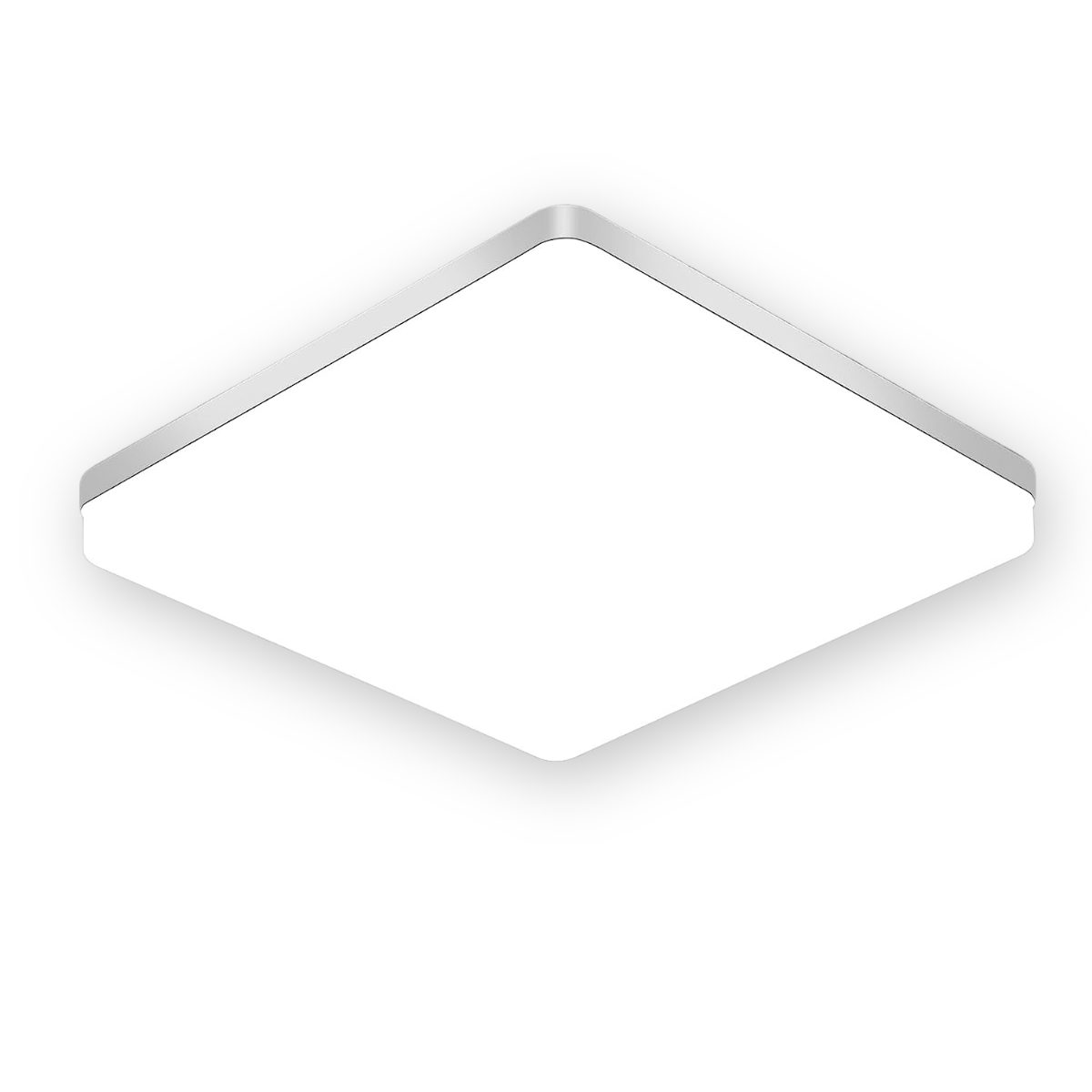 Riserva LED Dekolicht LED Deckenleuchte flach 36W Weiß, Deckenlampe 6500K, LED wechselbar, Weiße Deckenleuchte,36W LED Lampe,für Schlafzimmer,Wohnzimmer