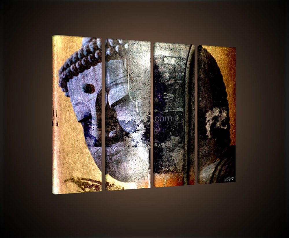 Sinus Art Leinwandbild Buddha