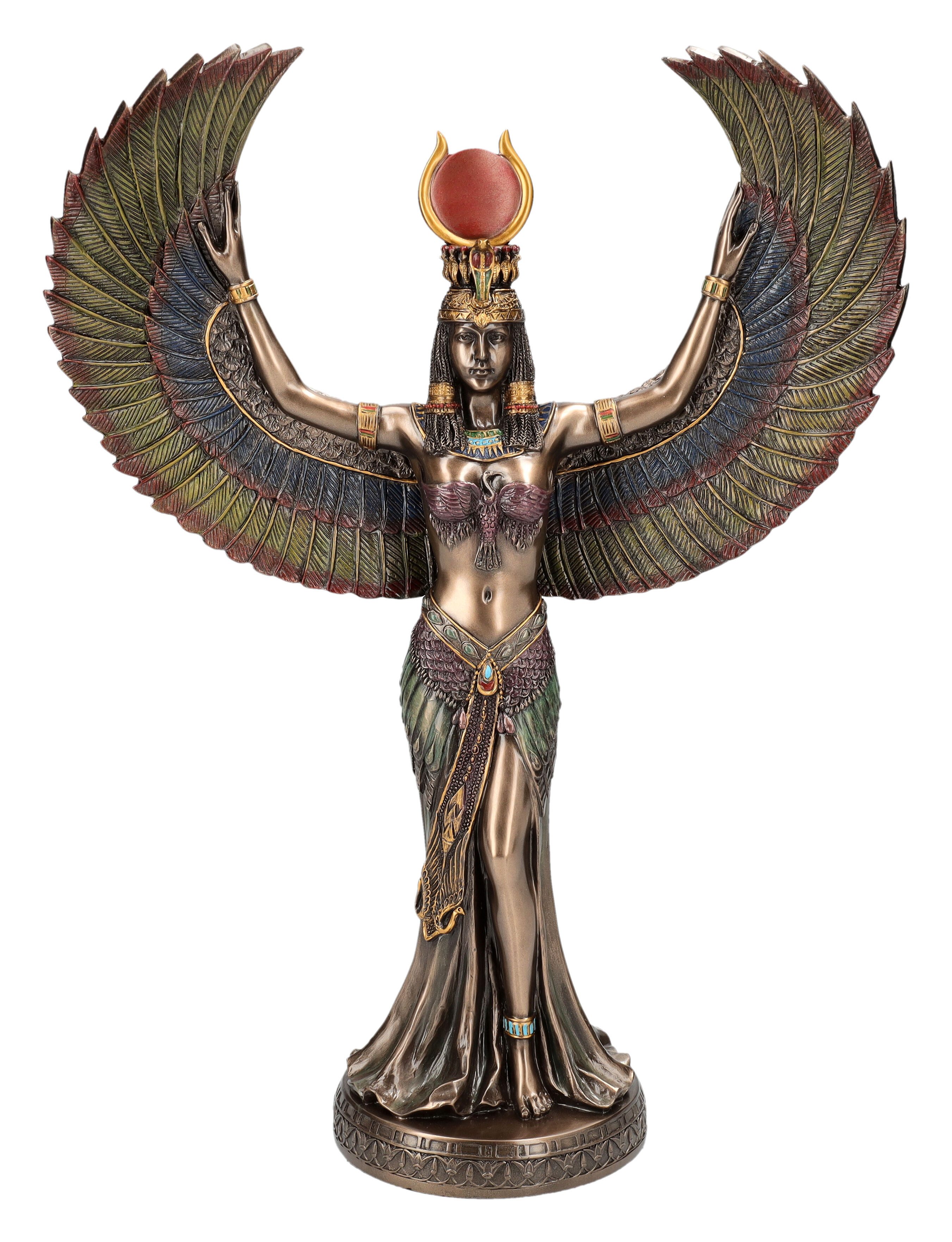 Dekofigur Göttin Isis Skulptur – Ägyptische Mythologie Figur 33 cm Veronese Deko