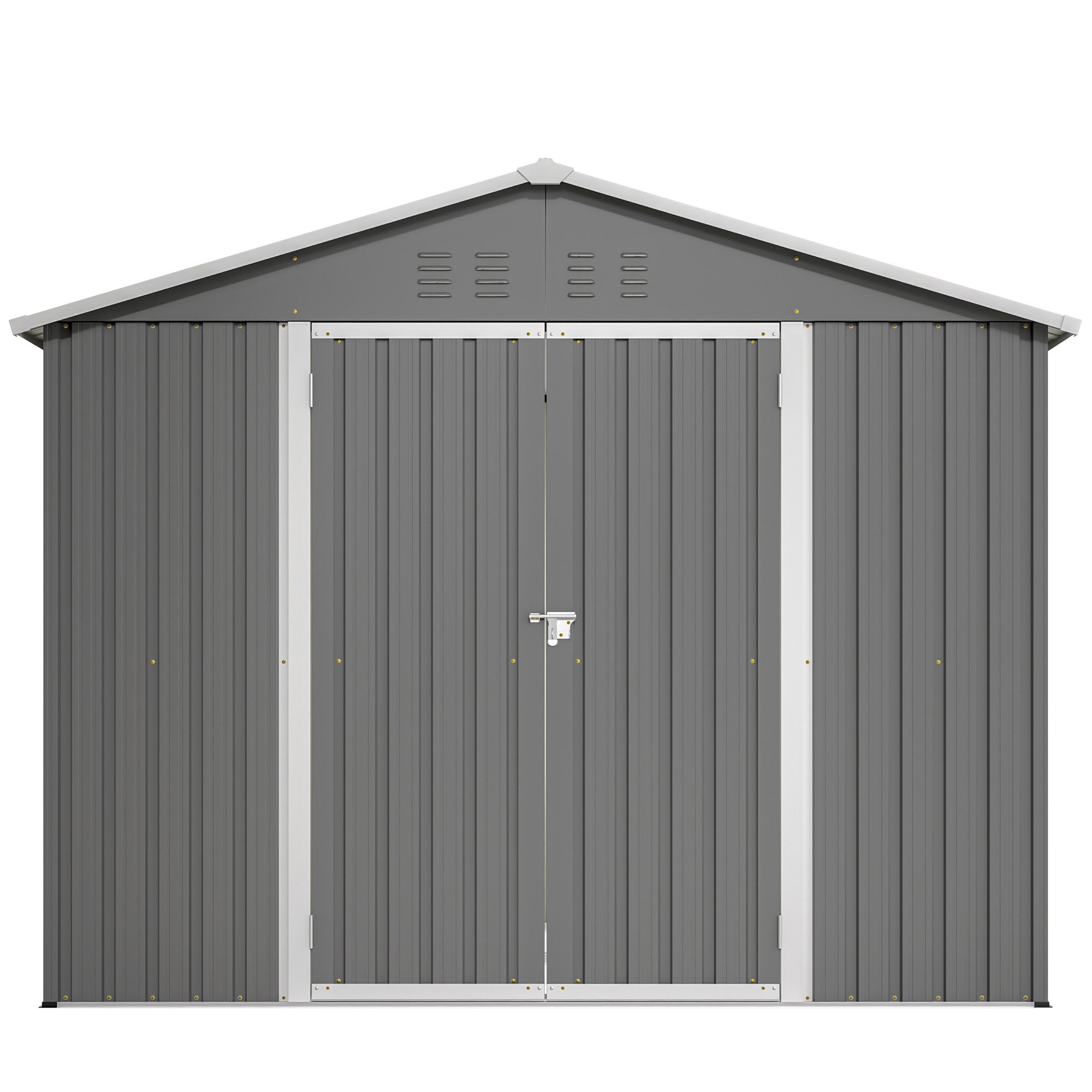 GIHAUVIA Gartenhaus Gartenhaus Metall Gerätehaus mit Pultdach, Geräteschran günstig online kaufen