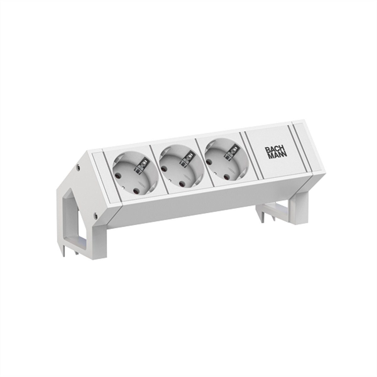 Bachmann DESK2 white 3xCEE7/3 0,2m GST18 RAL9010 Розеткиleiste (Kabellänge 0.2 m)