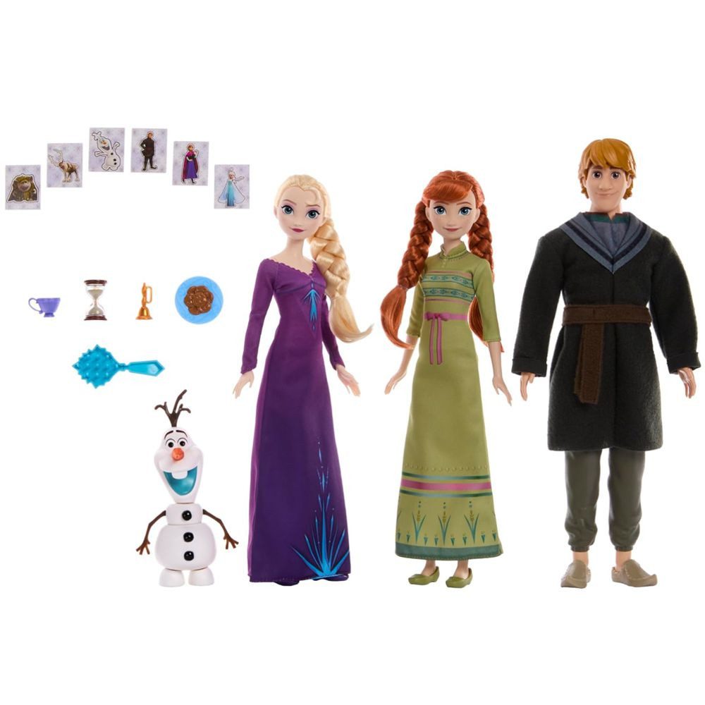 Disney Frozen Anziehpuppe Puppen Elsa, Anna, Kristoff & Olaf Disney Eisköni günstig online kaufen