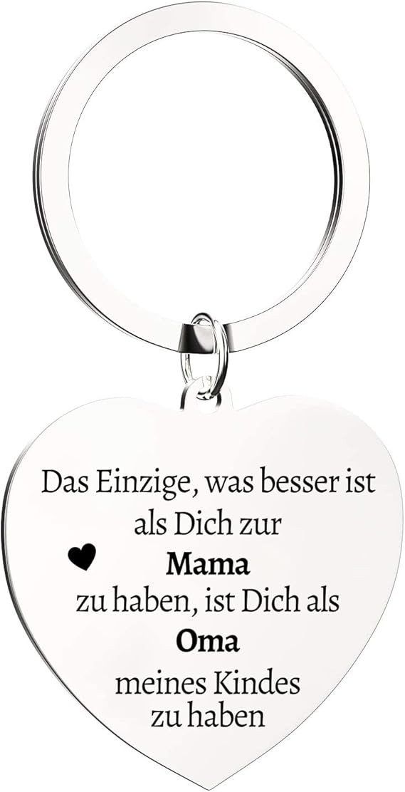 Geschenkehöhle Schlüsselanhänger Schlüsselanhänger in Herzform mit edler Gr günstig online kaufen