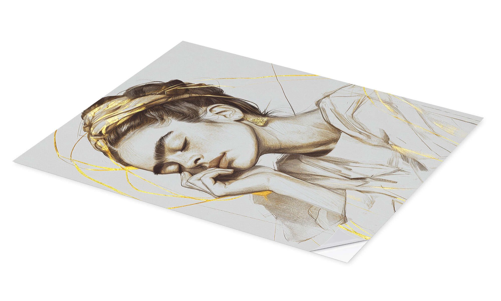 Posterlounge Wandfolie DejaReve, Frida Kahlo verträumt, günstig online kaufen