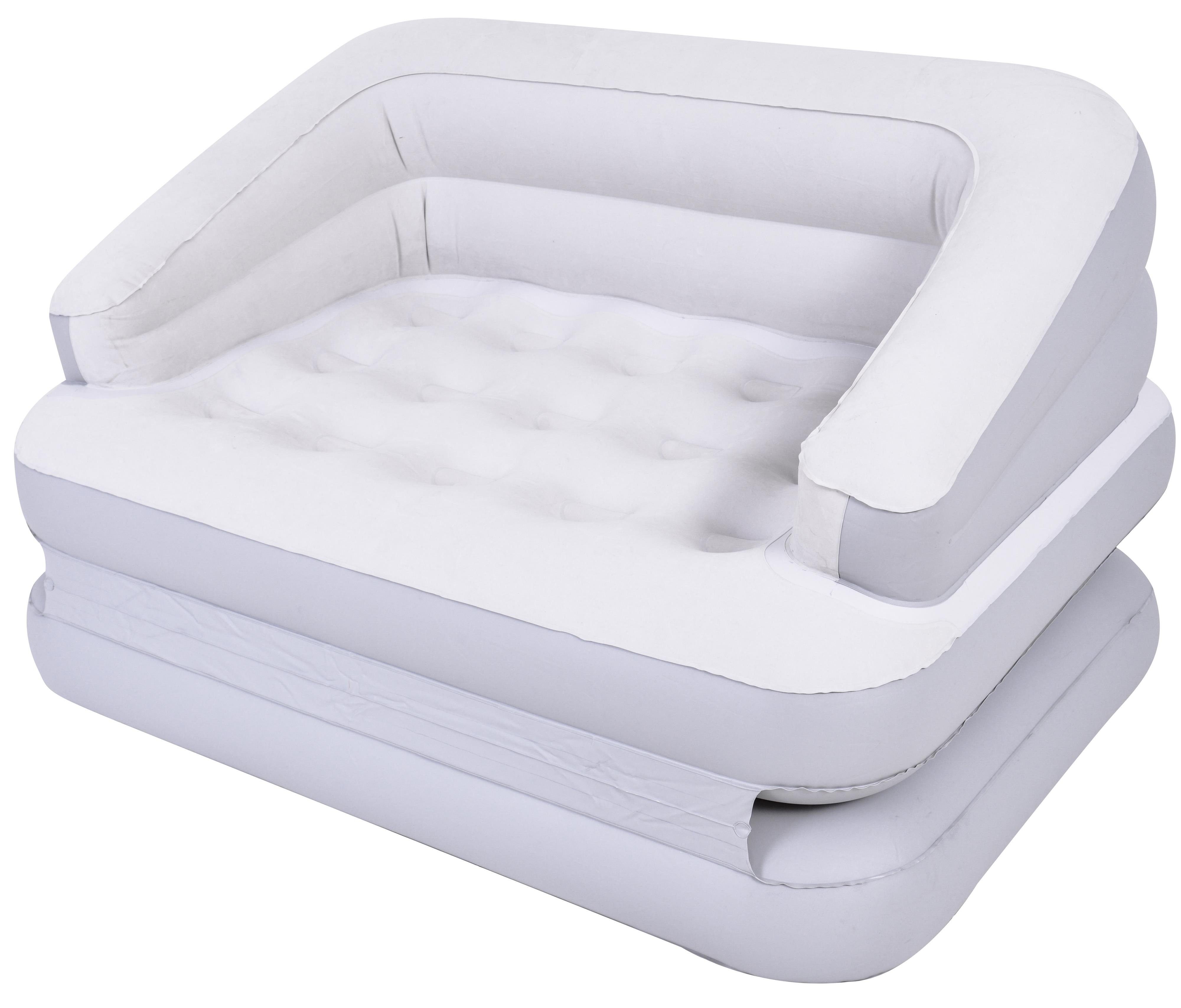 Avenli Luftsofa »Aufblasbares Sofa 198 x 138 x 62 cm«, (Einzelpack,  Inklusive Reparaturaufkleber), wandelbar zum Doppel Luftbett aufblasbar,  weiß-grau online kaufen | OTTO