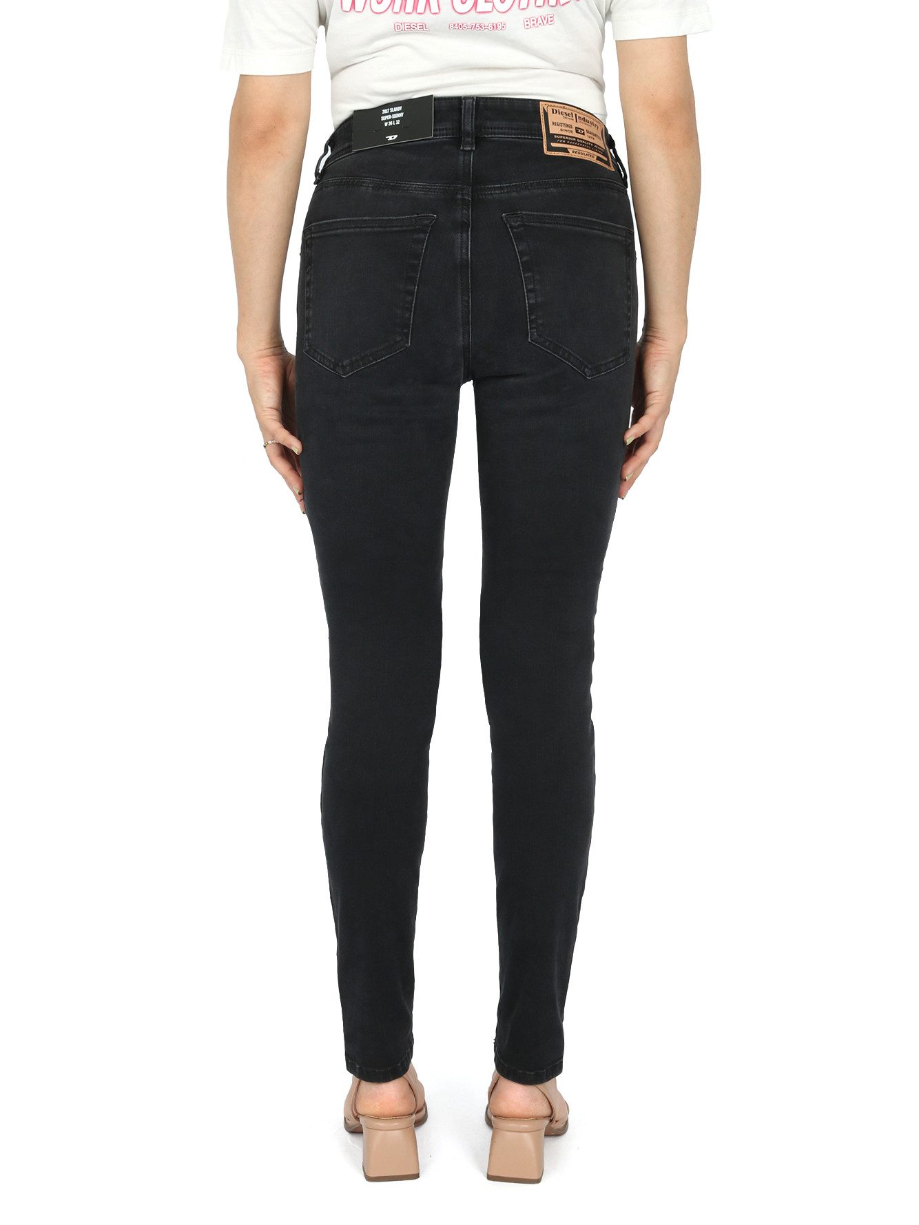 Diesel Skinny-fit-Jeans Supersoft & Superstretch - 2017 SLANDY R9H24 - Länge:32