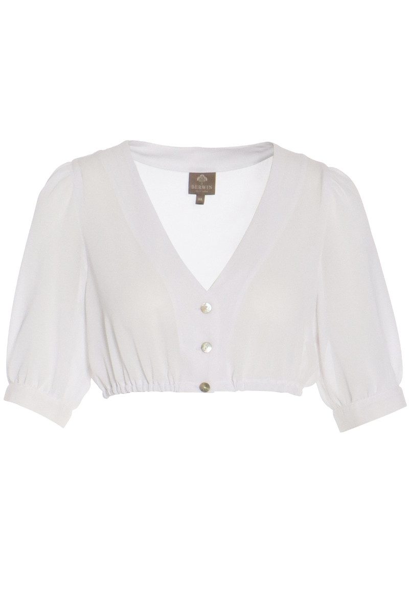 Berwin & Wolff Dirndlbluse Dirndlbluse - ROMEA - schwarz, weiß günstig online kaufen