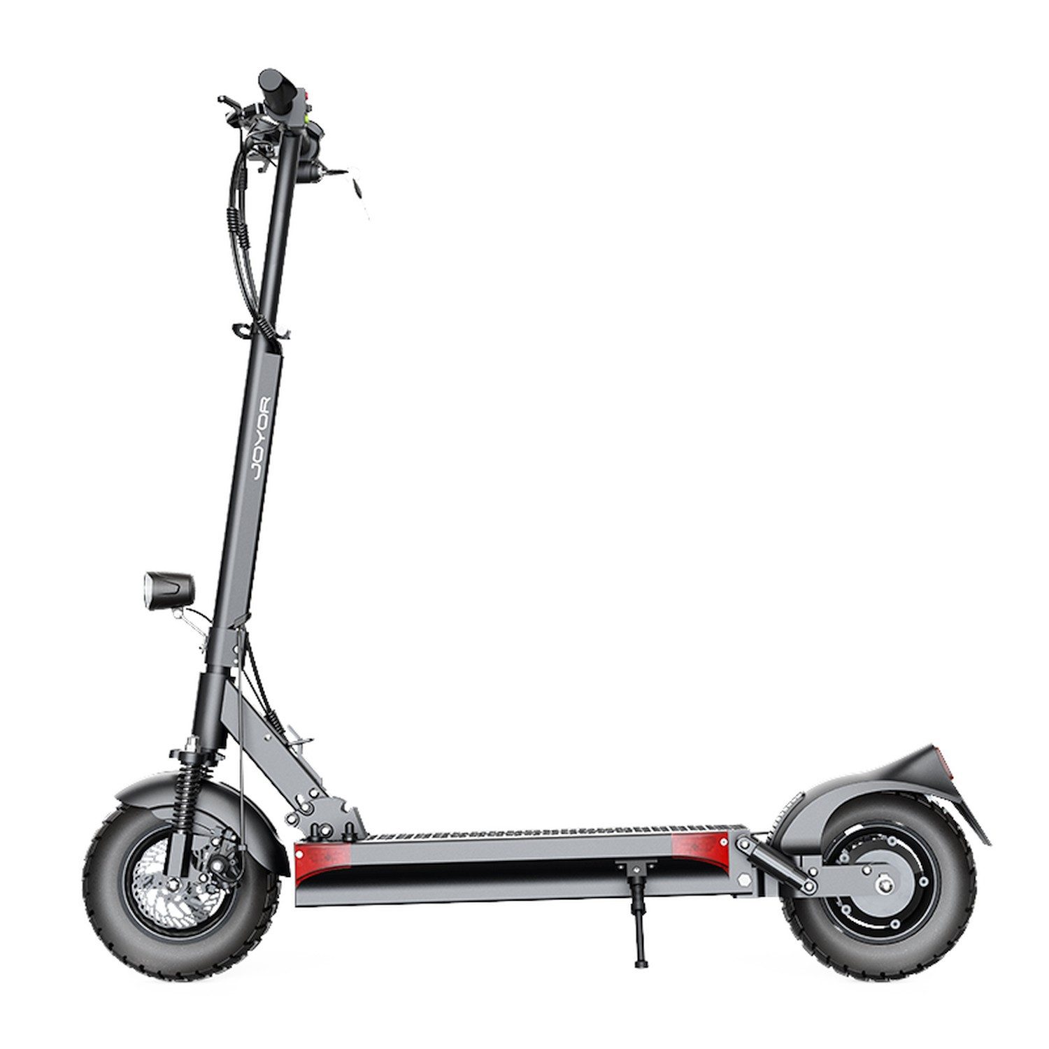 JOYOR E-Scooter Offroad Elektroroller Y6-S 10 Zoll 18 Ah Akku, 38 km/h, (1 tlg), Diebstahlsicherung, hohe Reichweite