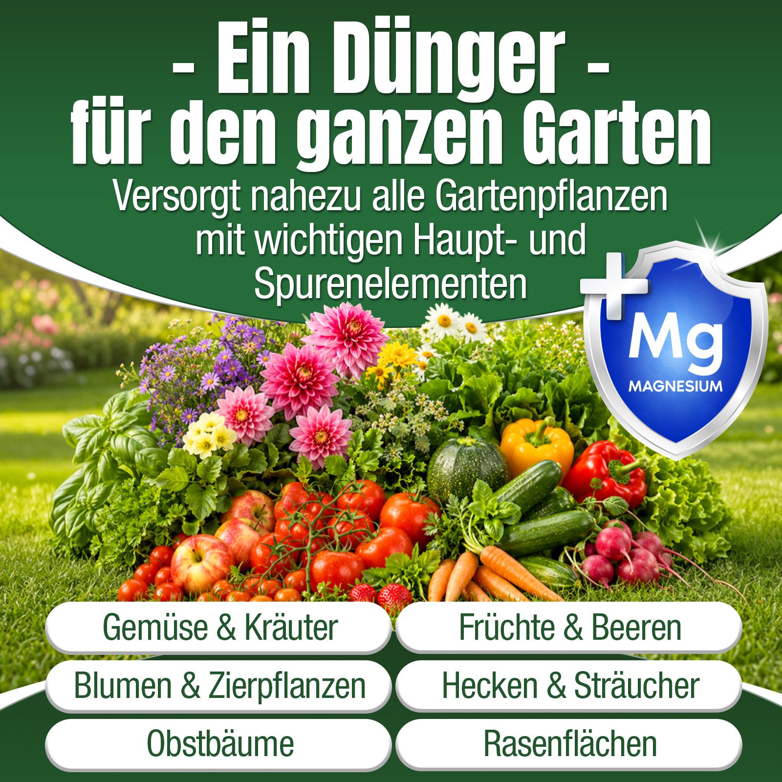 DÜNGEMEISTER Gartendünger Gartendünger Dünger Premium Langzeitwirkung 5/10kg, sorgt für ausgewogene Nährstoffversorgung und gesunden Boden – Bild 4 von 5