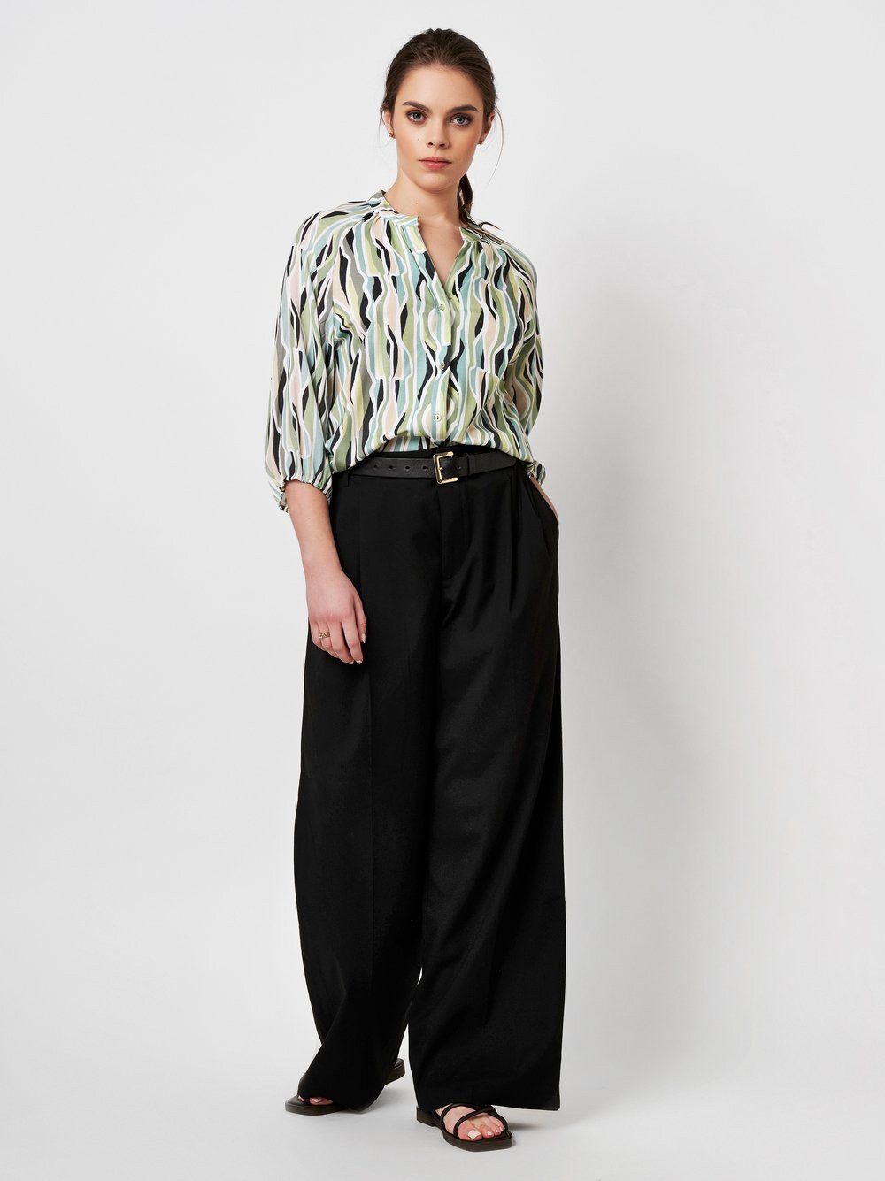 DESOTO Klassische Bluse Lana mit Tunikaausschnitt günstig online kaufen