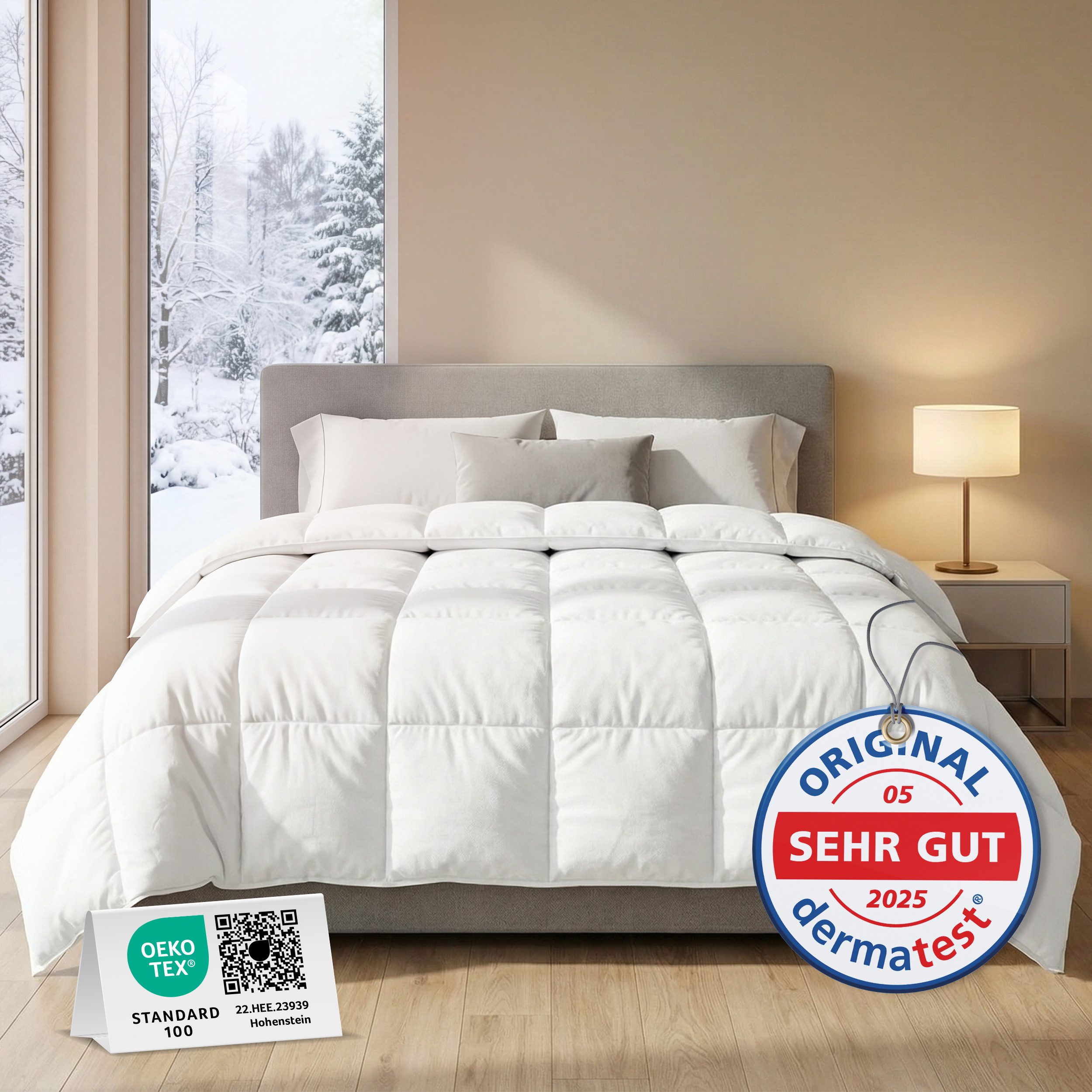 Gentle North Microfaserbettdecke 4 Jahreszeiten - Winter - Ganzjahresdecken