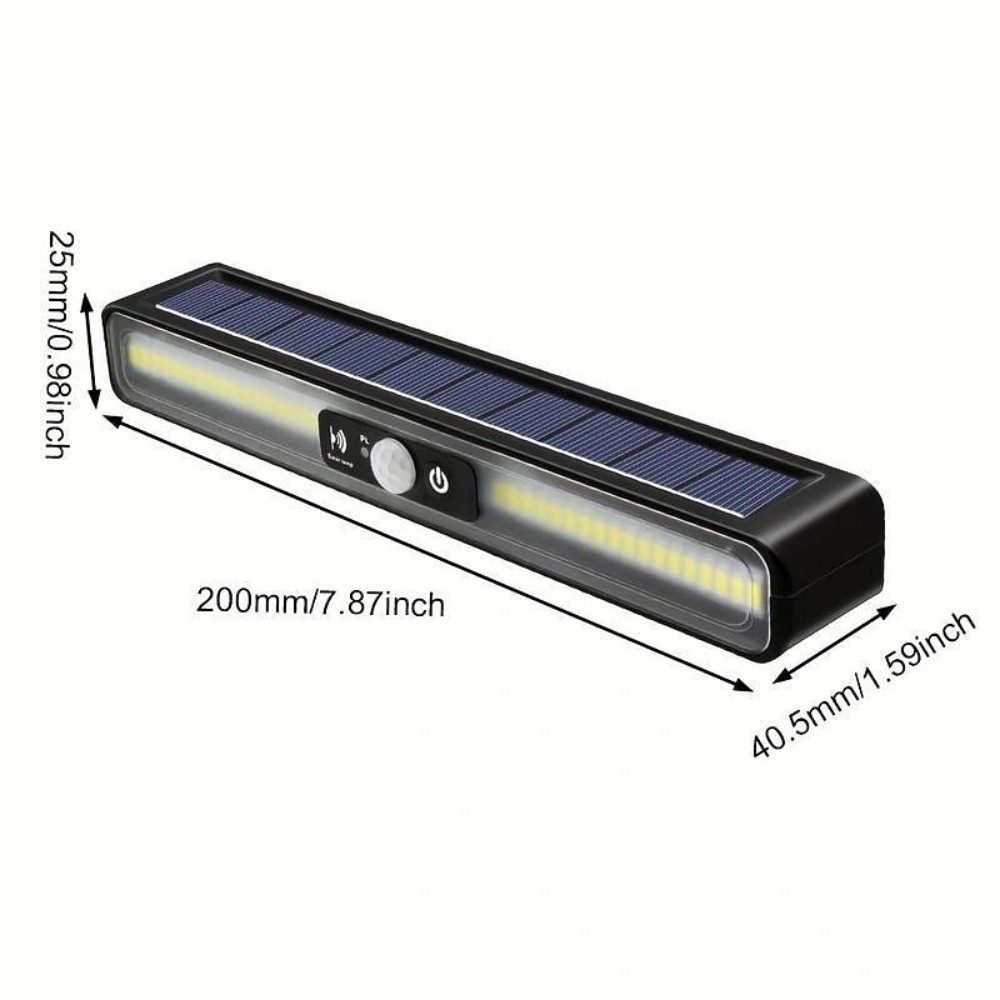 VIVIHEYDAY LED Solarleuchte Solarlampen für Außen, Solarleuchte mit Bewegungsmelder, Sicherheitswandleuchte 3 Modi Wasserdichte Wandleuchte Garten