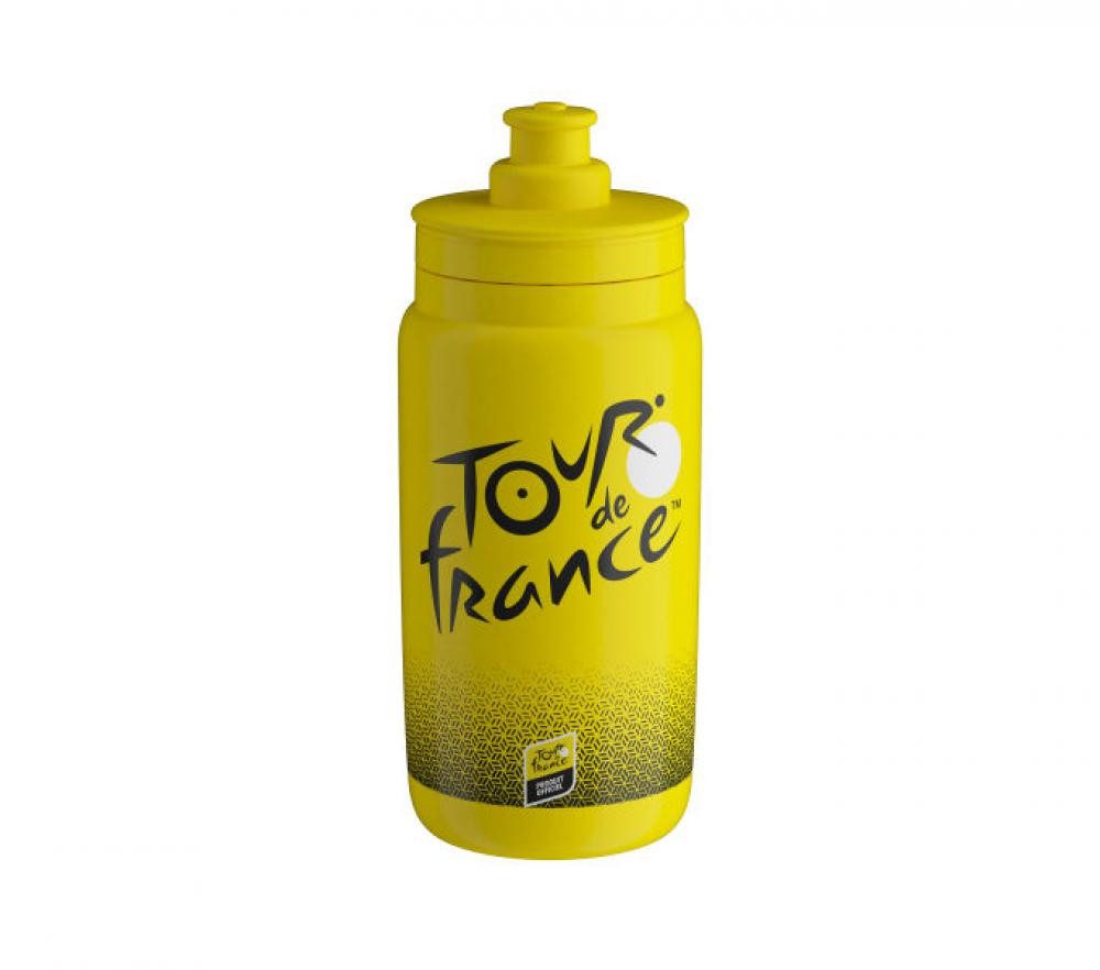 Elite Trinkflasche ELITE Fly TDF Iconic Yellow 550 Trinkflasche - extrem leichte Profi-Bi
