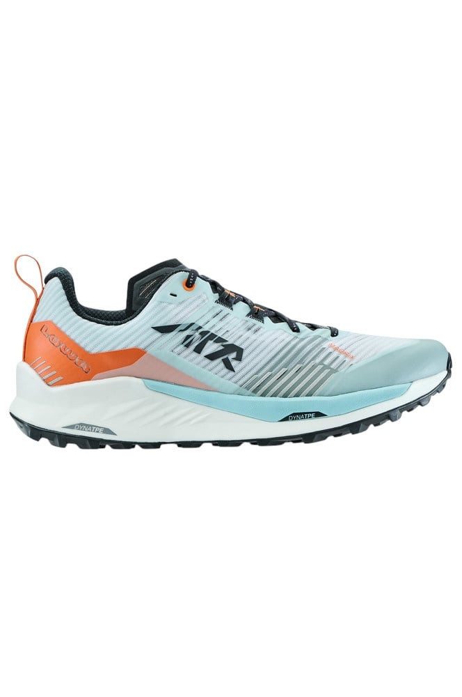 Lowa Madrix (Textil, atmungsaktiv) nebelblau/orange Herren Laufschuh
