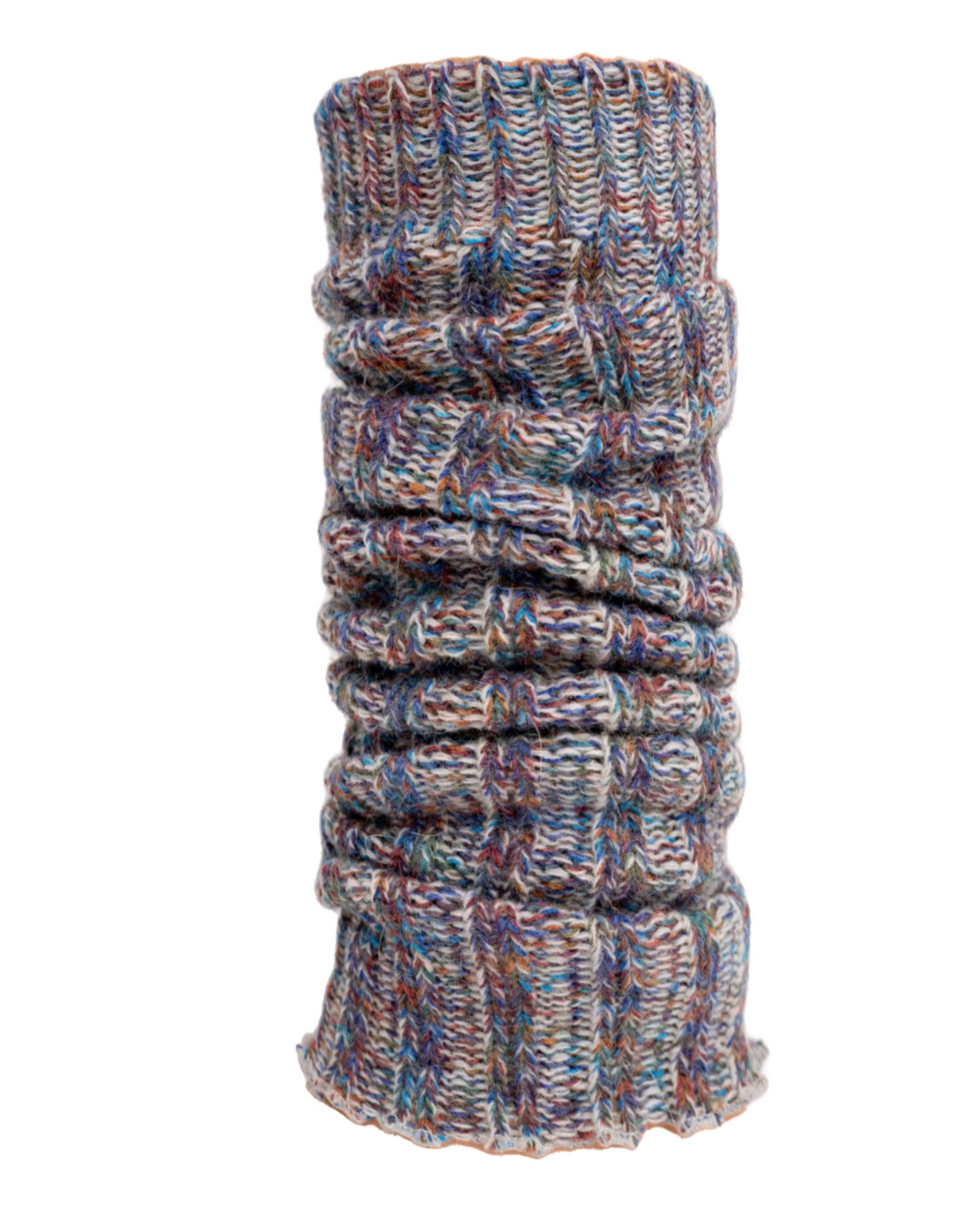 HomeOfSocks Гетры Alpaka Гетры Damen aus Wolle Grobstrick Leg Warmer Hoher Tragekomfort dank Gummibund Höhe verstellbar